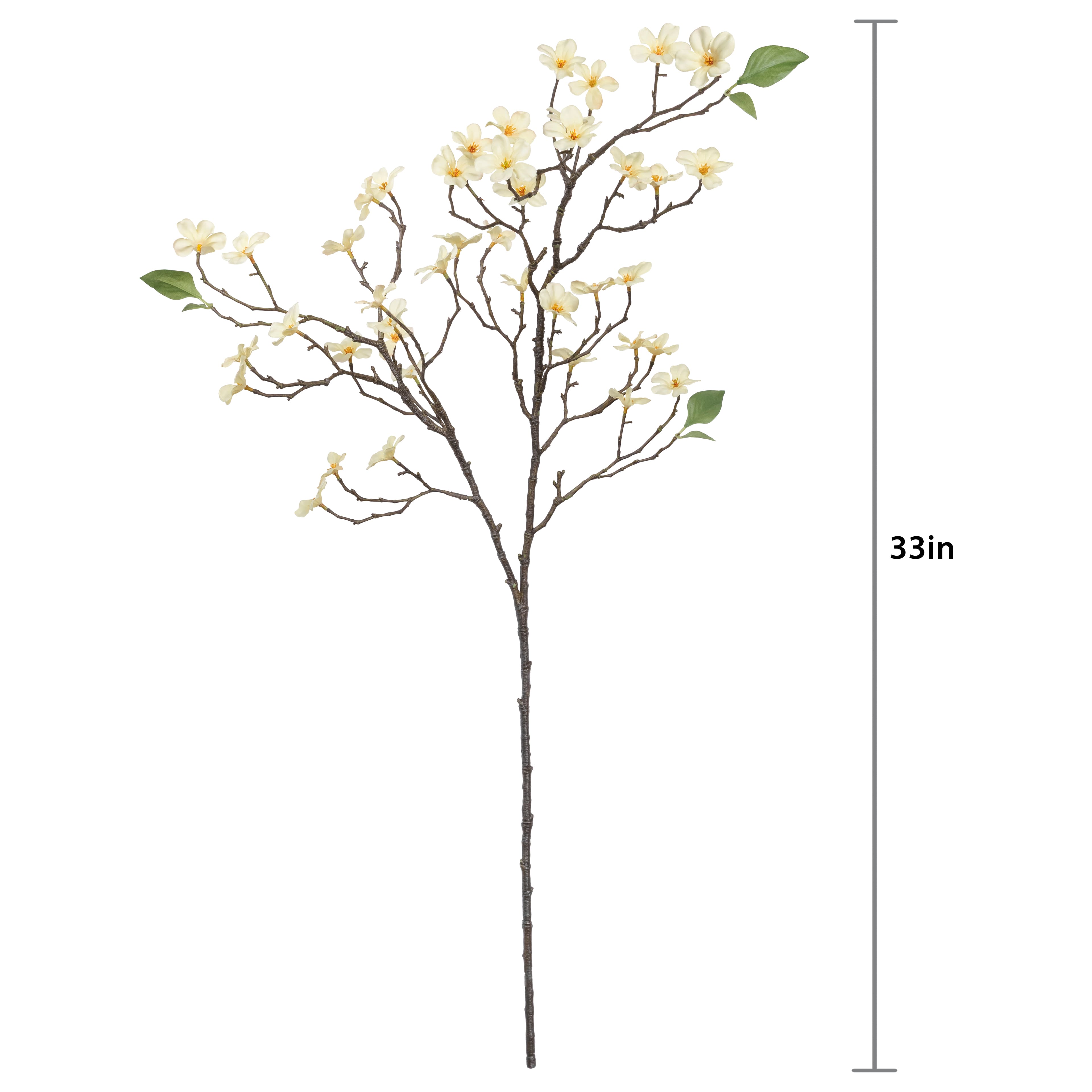 33" Light Yellow Cherry Blossom Stem by Ashland®