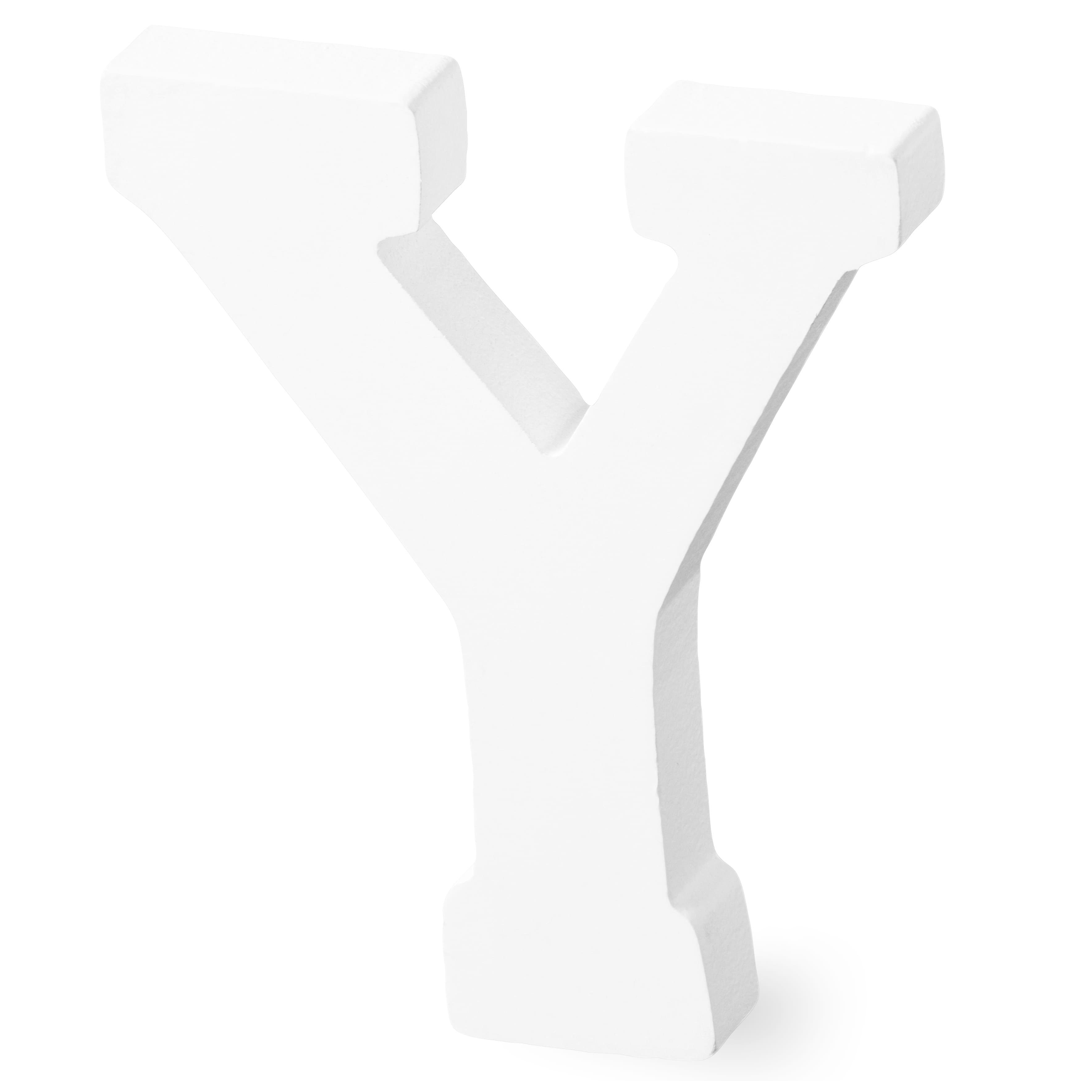 12 Pack: 4.75&#x22; White Wood Letter by Make Market&#xAE;