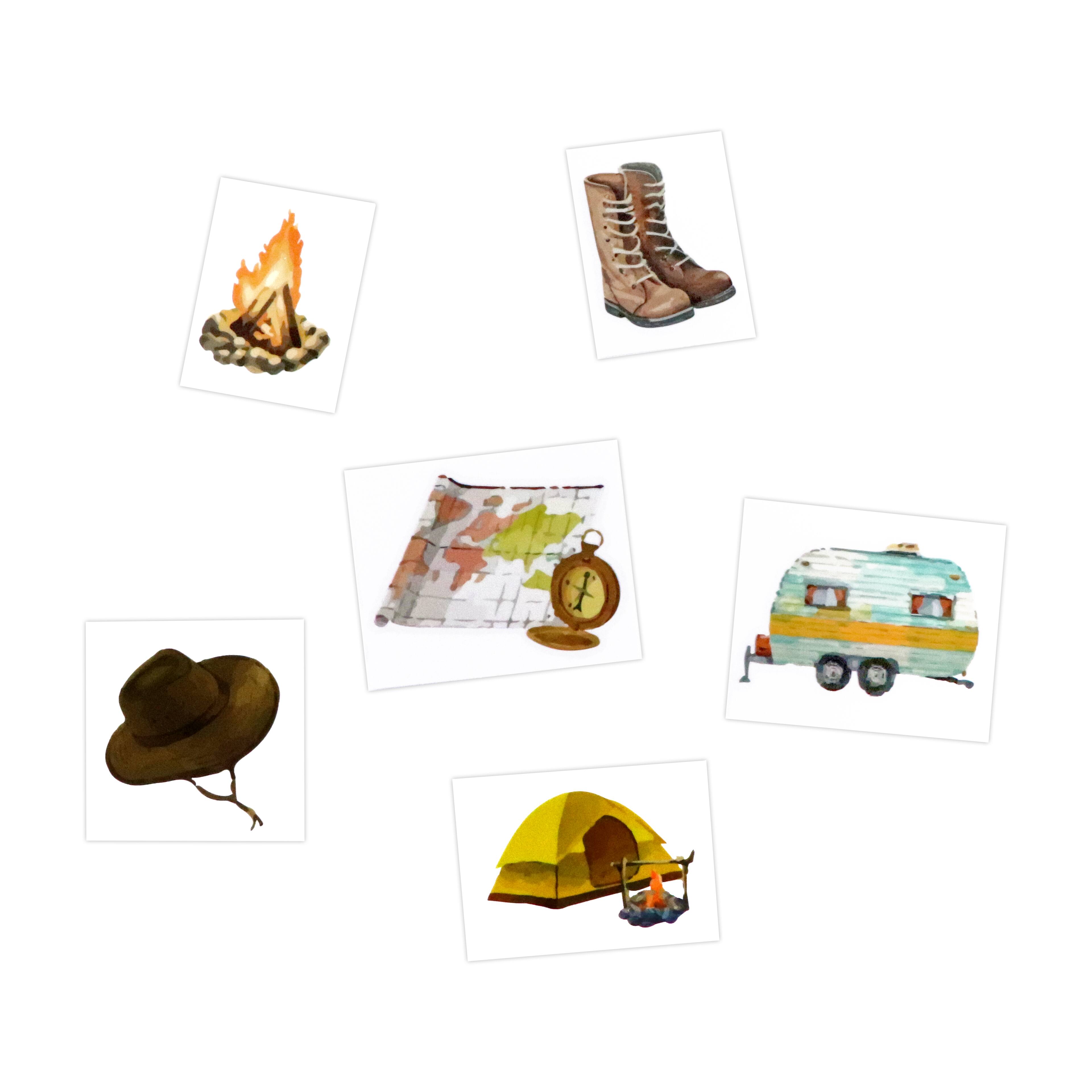 Camping Cold Transfer Stickers by Recollections™