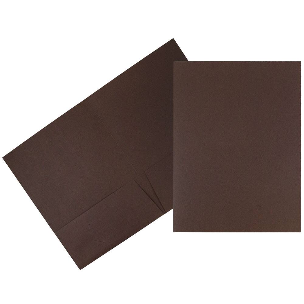 JAM Paper 2-Pocket Textured Linen Business Folders, 6ct.