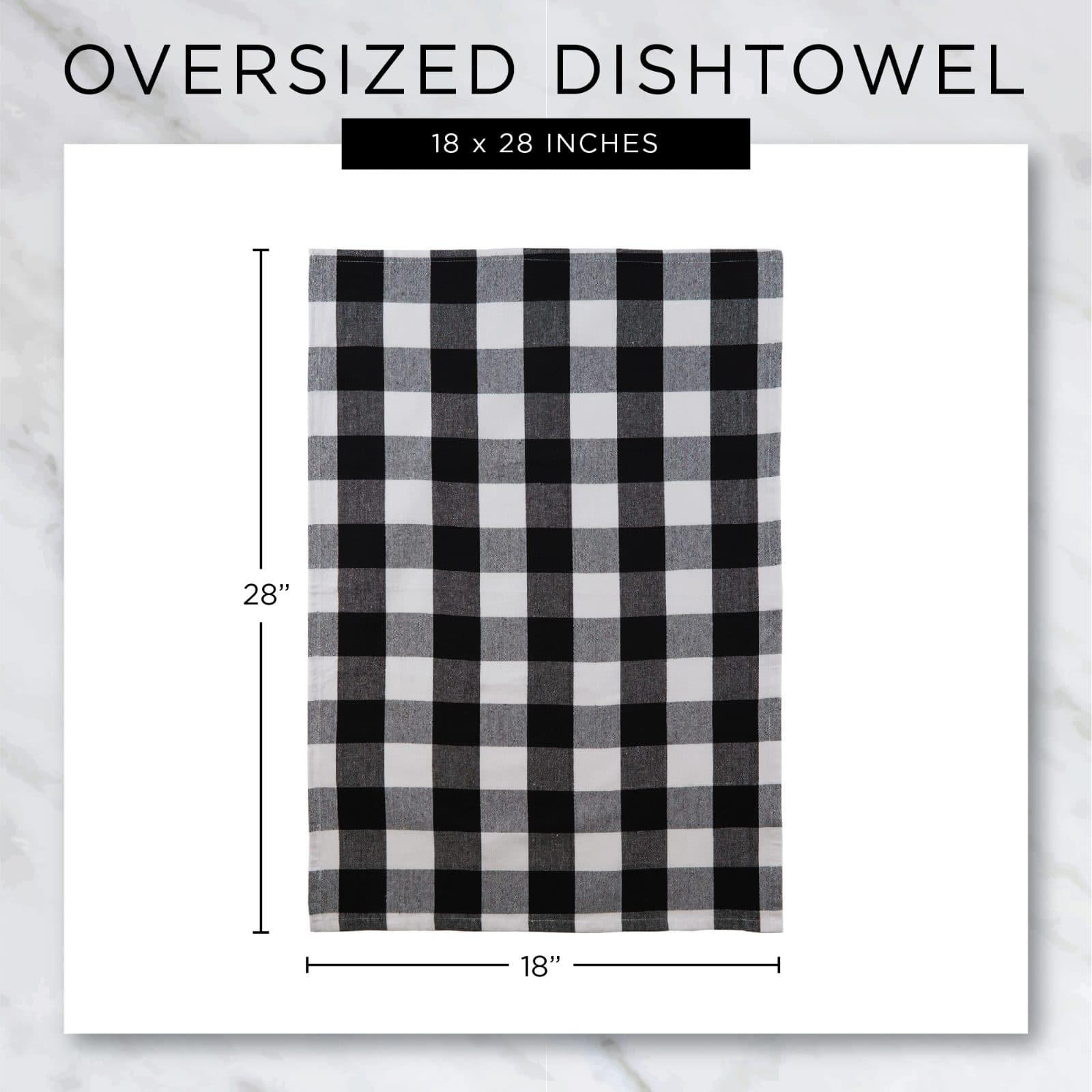 DII® Mineral Variegated Stripe Terry Dishtowels, 3ct.
