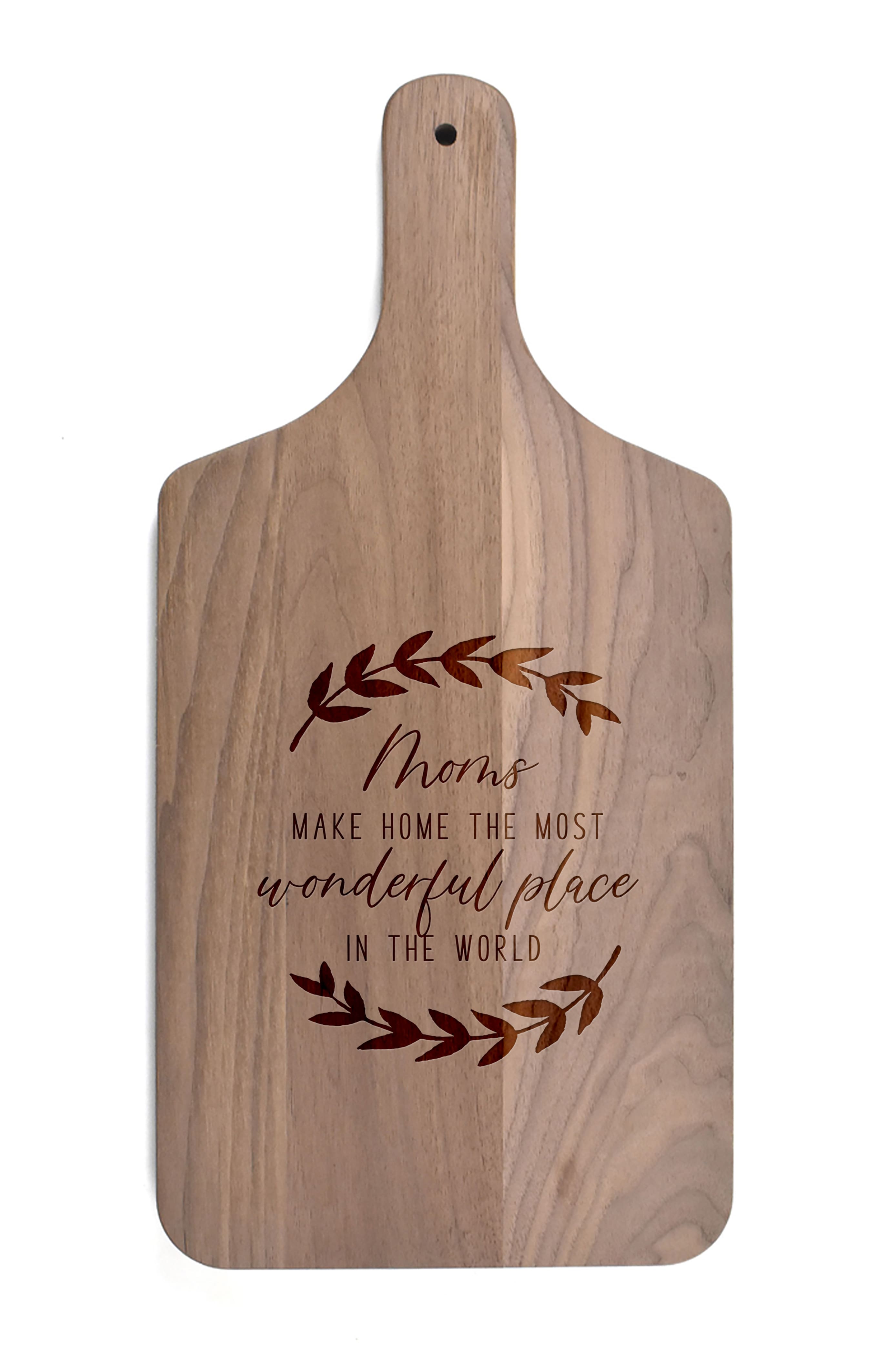 Mom Life Tow Wife Wood Cutting Board - Towlivesmatter