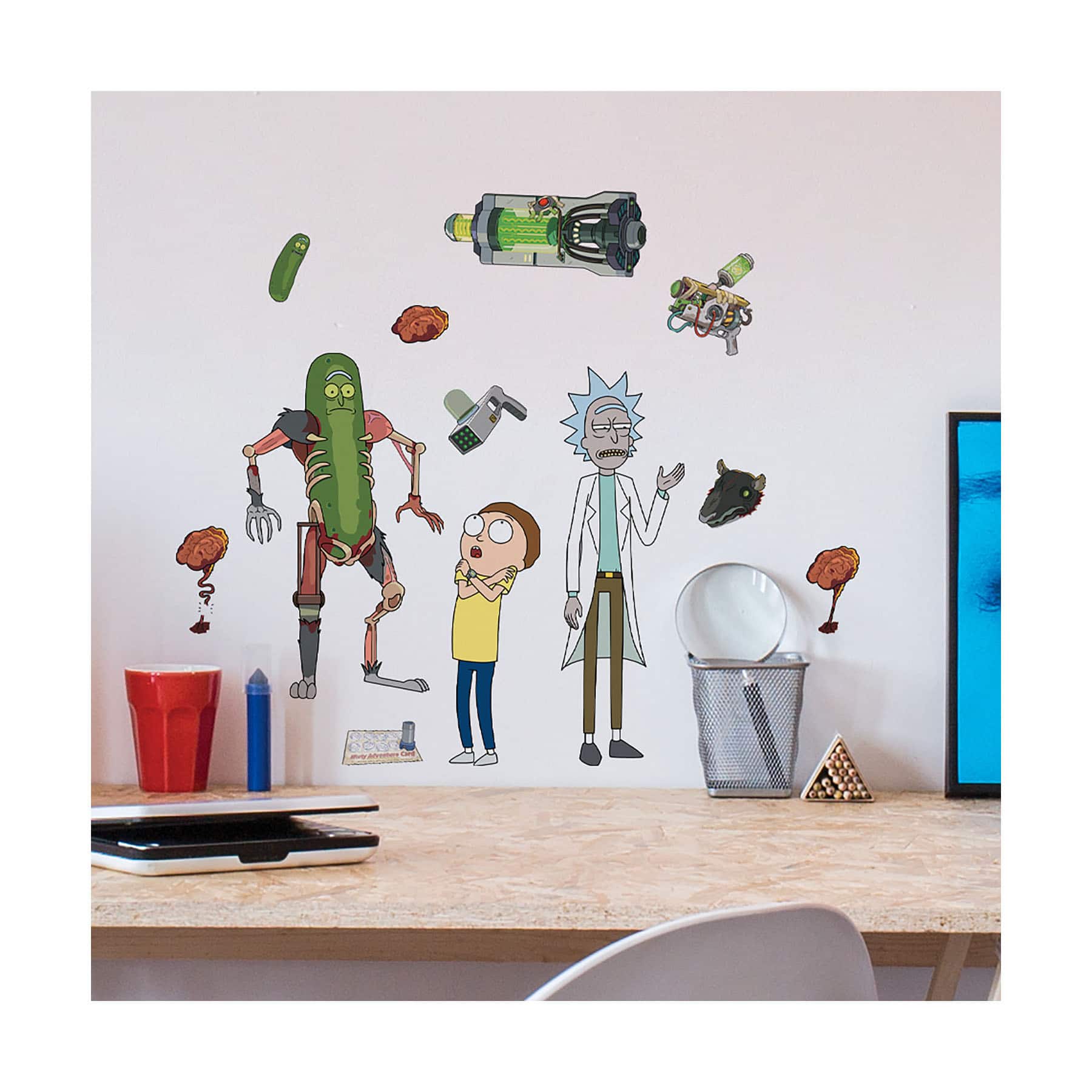 RoomMates Rick and Morty Peel &#x26; Stick Wall Decals