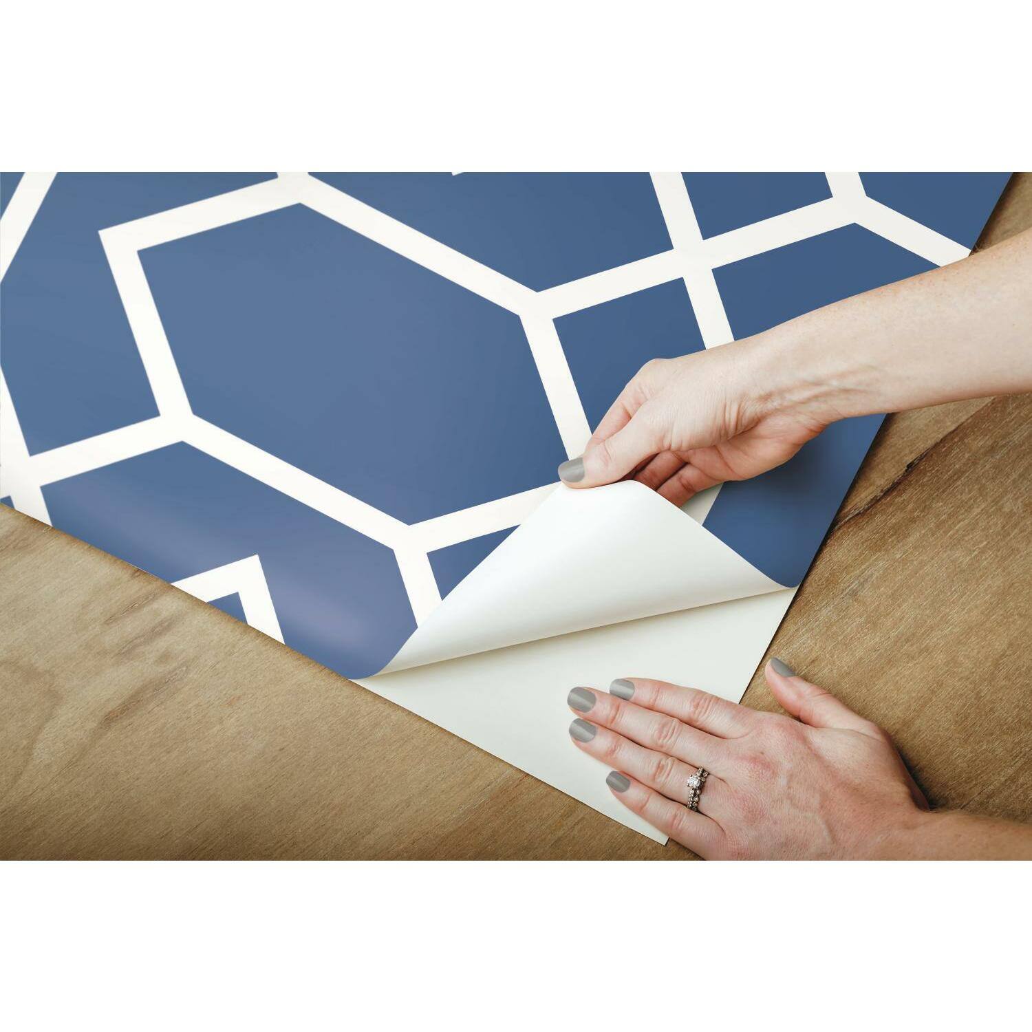 RoomMates Modern Geometric Peel &#x26; Stick Wallpaper