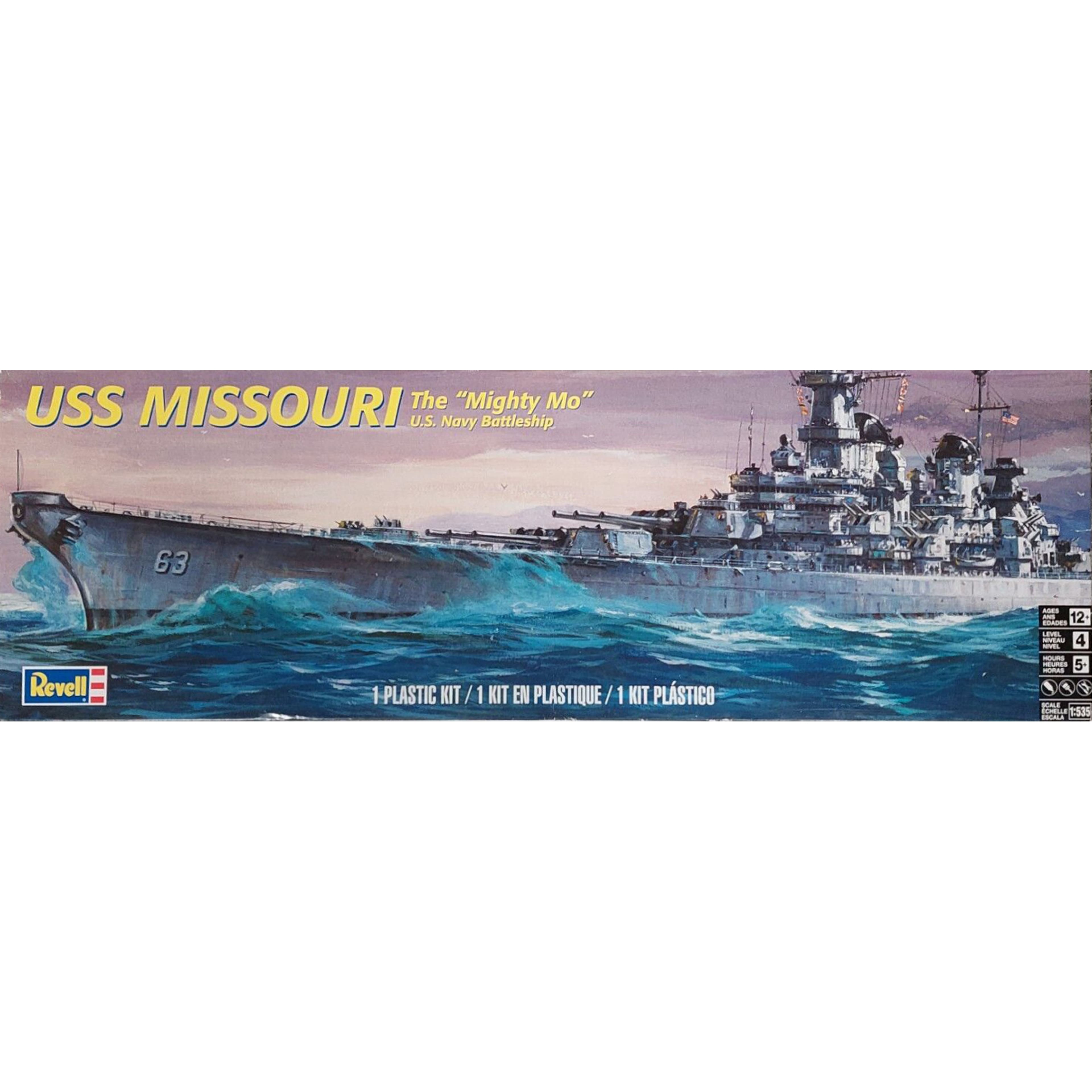 USS Missouri The &#x22;Mighty Mo&#x22; U.S. Navy Battleship Model Kit