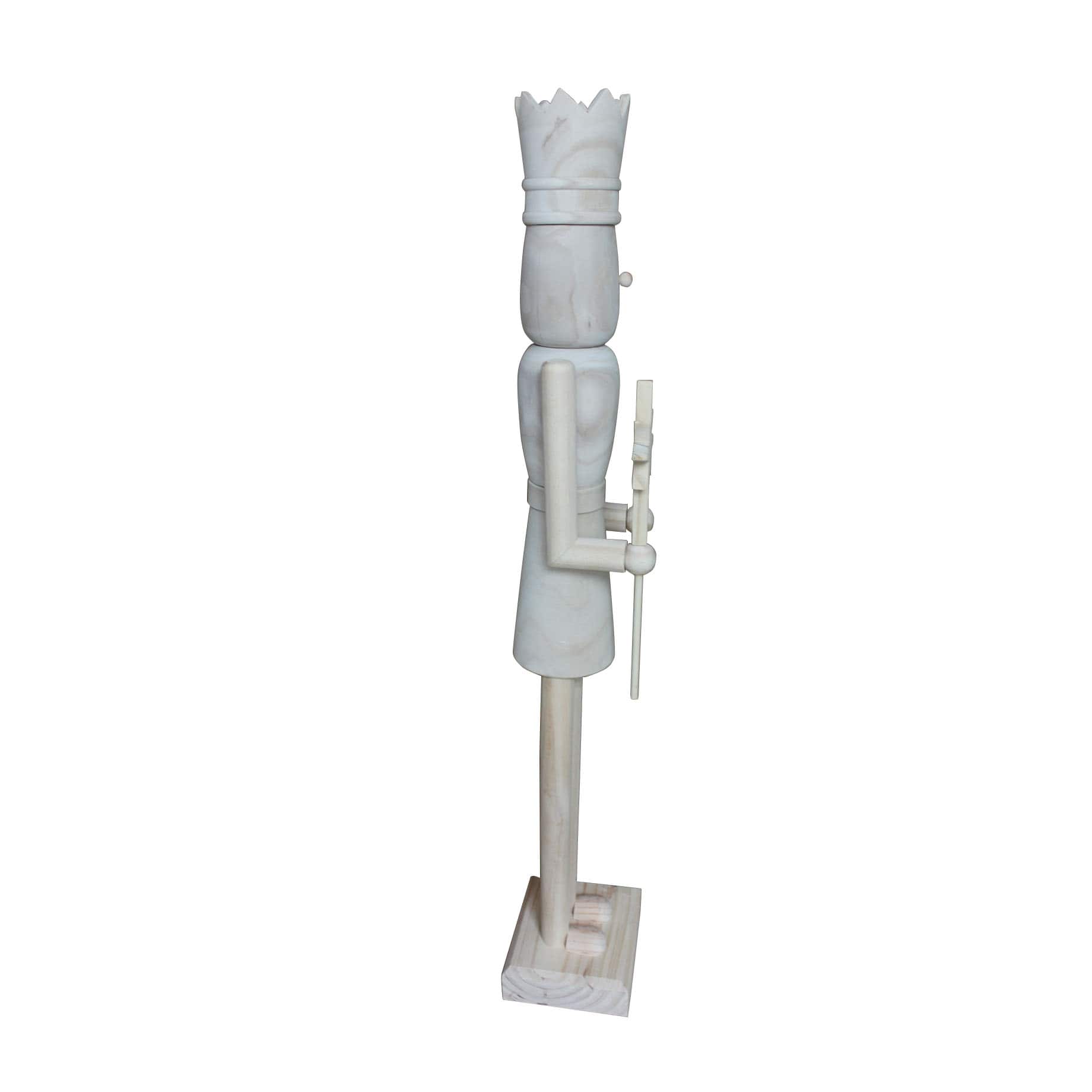 3.6ft. Queen DIY Wood Nutcracker by Make Market&#xAE;