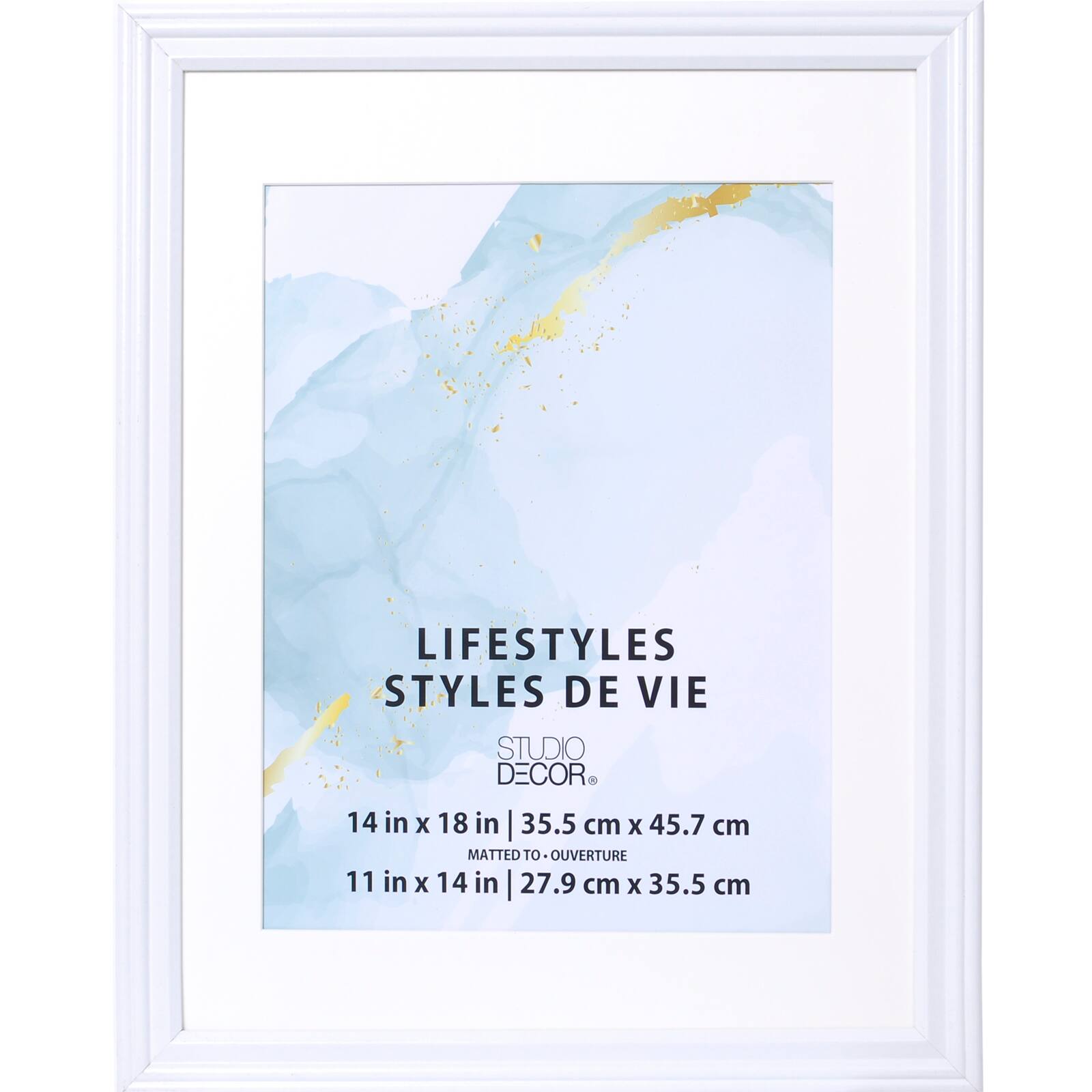 8 Pack: White 11" x 14" Frame with Mat, Lifestyles™ by Studio Décor®