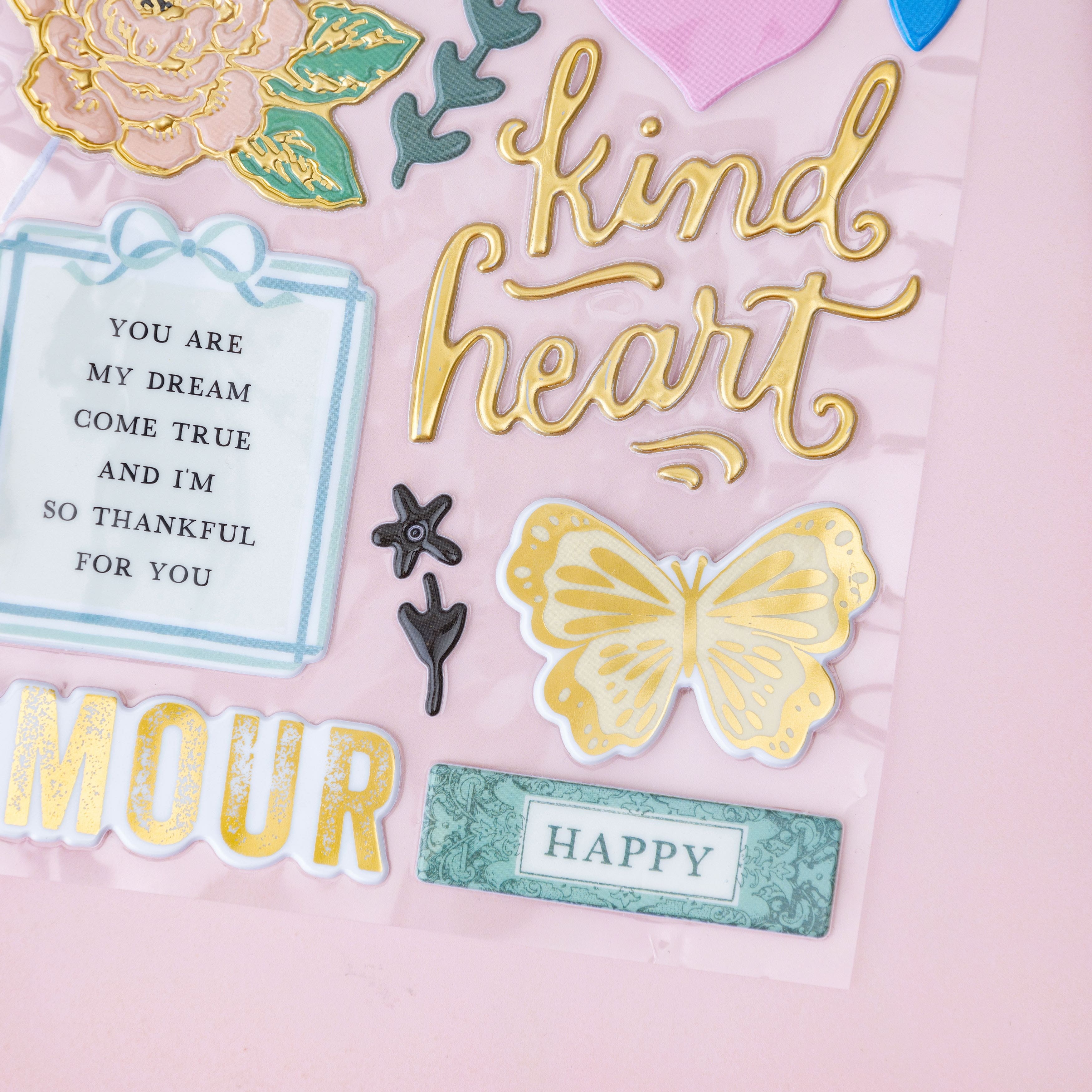 Thickers&#x2122; Maggie Holmes Parasol Splendid Phrase Puffy Stickers