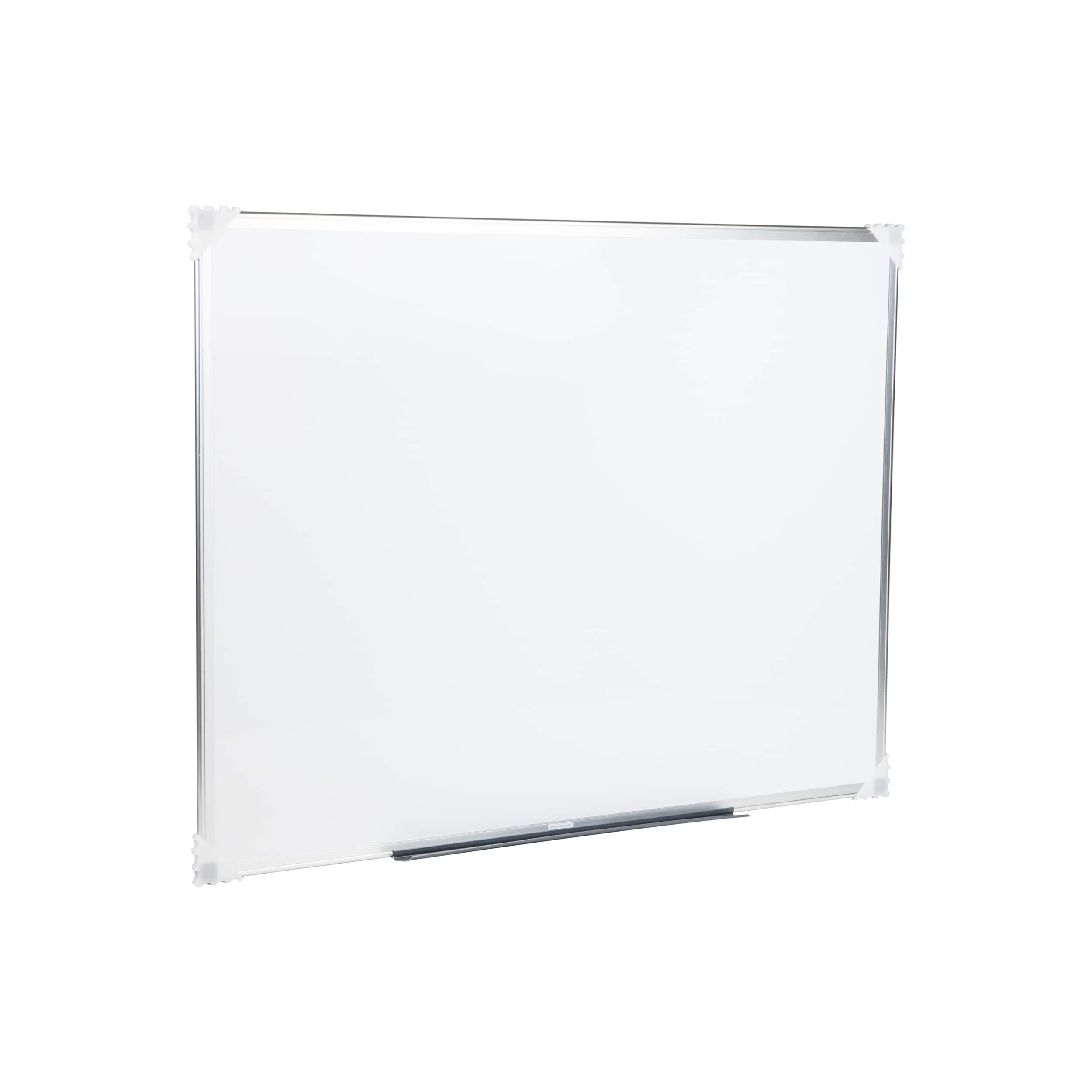 Mind Reader Dry Erase Magnetic White Board, Wall Mount, Eraser Marker Shelf, Planner, White