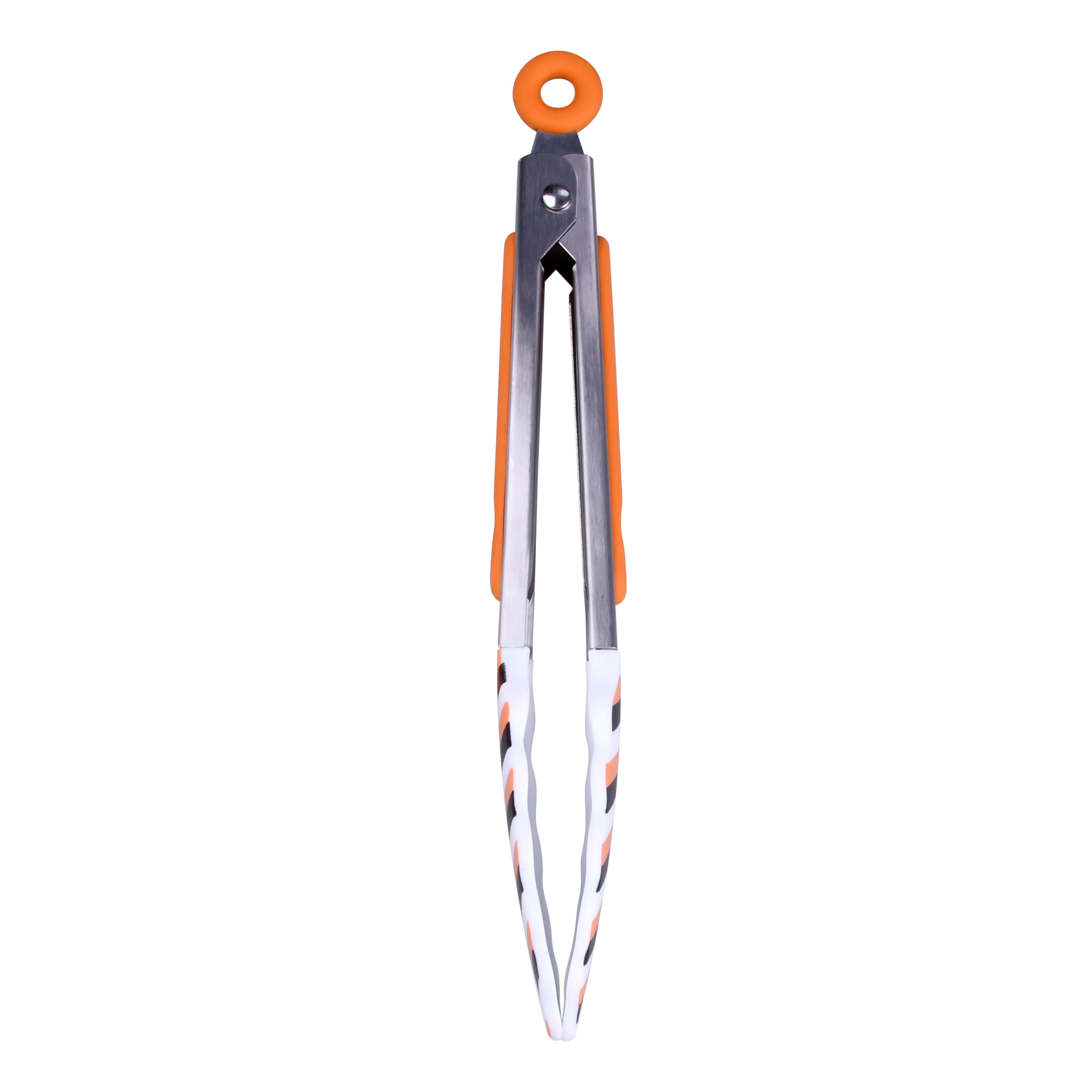 Mini Halloween Stripes Silicone Tongs by Makery&#x2122;