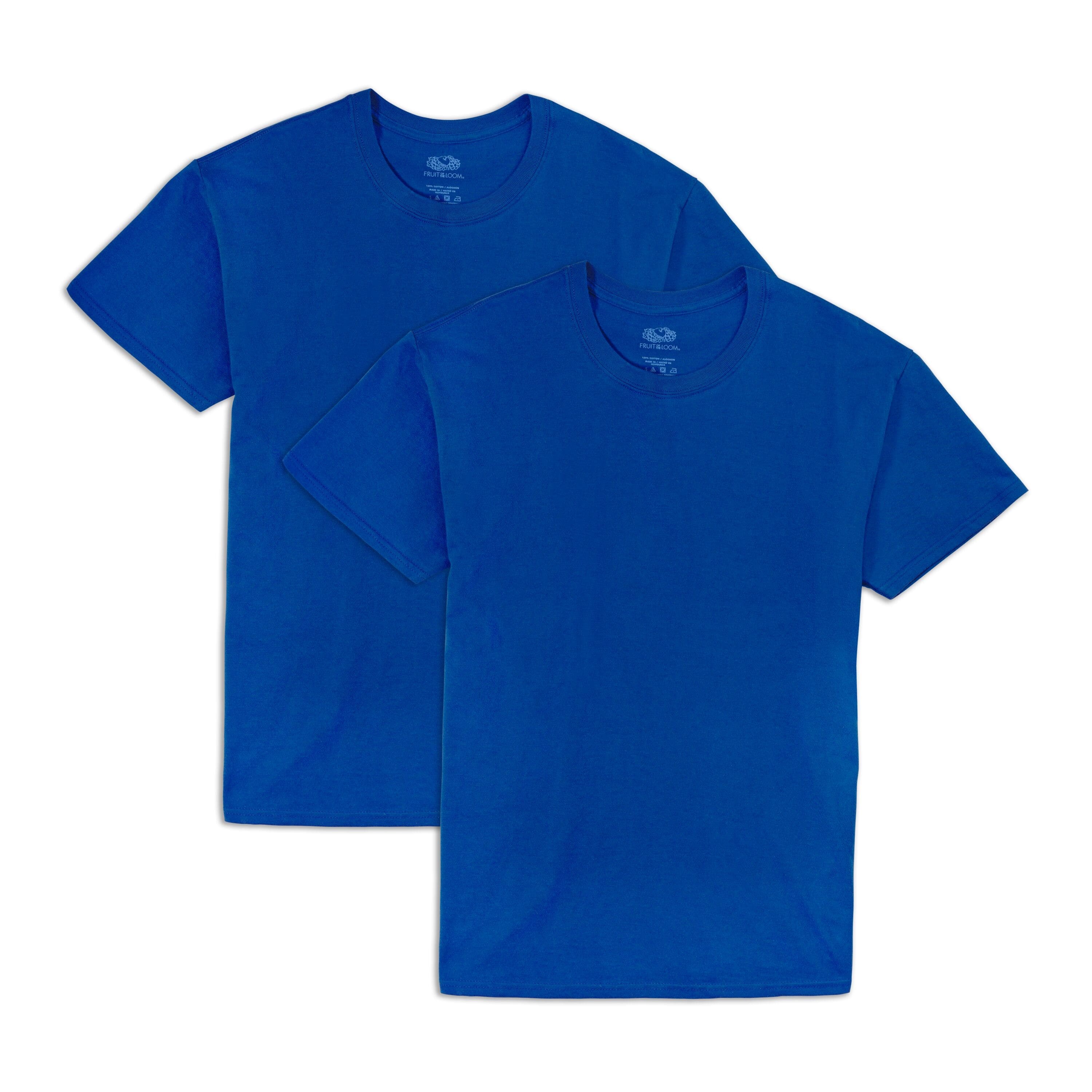 Fruit of the Loom EverSoft Mens Short Sleeve Crew T-Shirt 2 ct in Limoges | XXXX-Large - D615811S - Shirts and Tops Get the Fruit of the Loom EverSoft Mens Short Slee sku D615811S