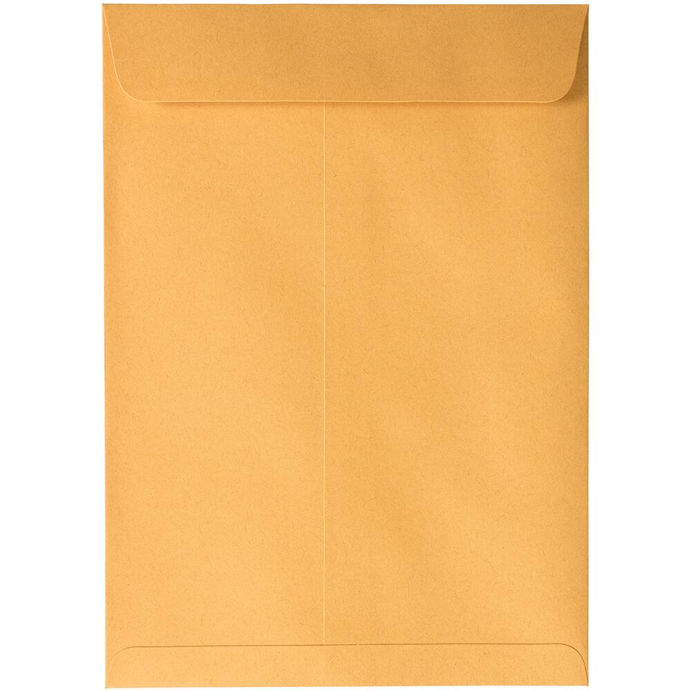 JAM Paper 7.5" x 10.5" Brown Kraft Manila Open End Catalog Envelopes