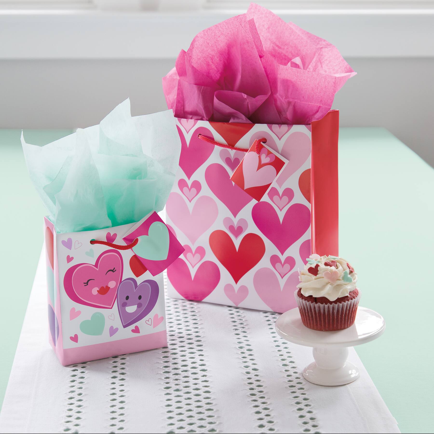 Shop Red & Pink Hearts Valentines Day Gift Bag at Michaels