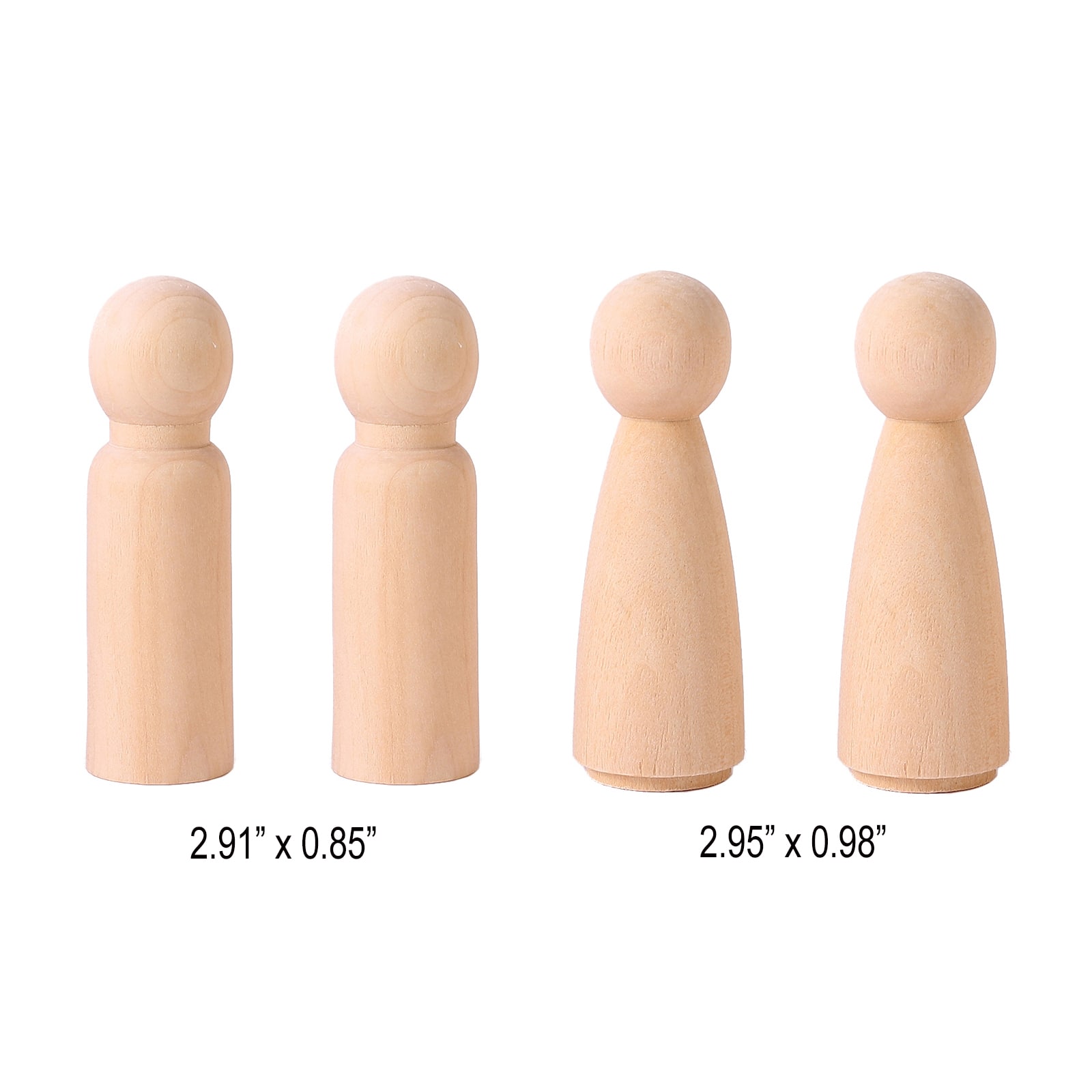 12 Packs: 4 ct. (48 total) Mixed Peg People by Creatology&#x2122;