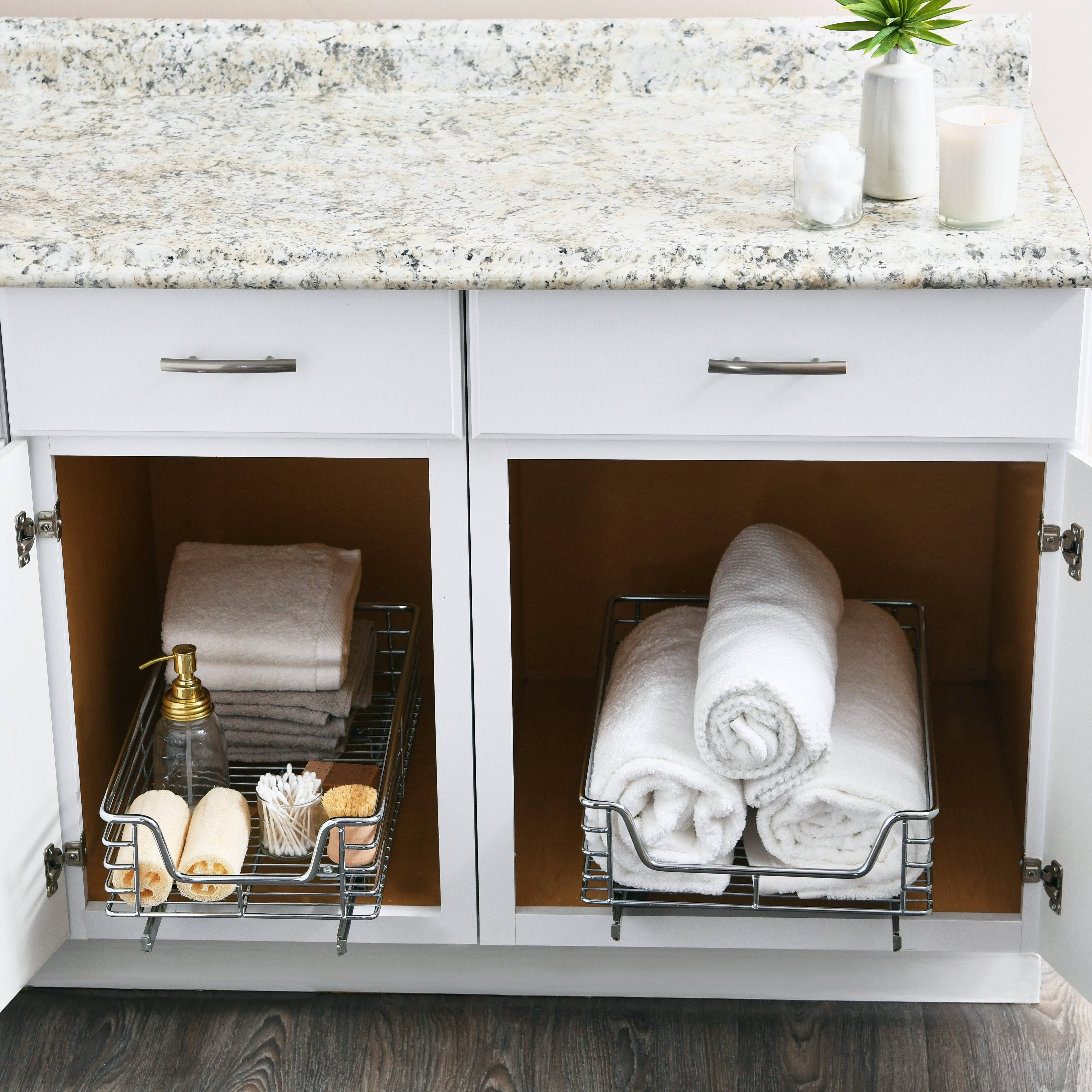 Household Essentials Glidez Chrome Cabinet Organizer