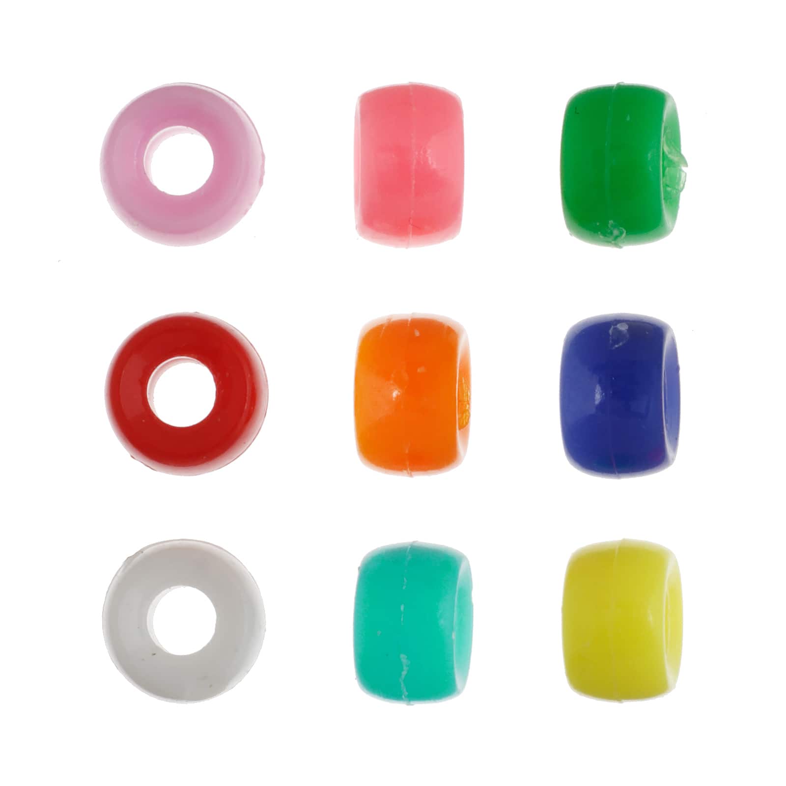 John Bead 6mm Assorted Opaque Mini Pony Beads, 1,000ct.