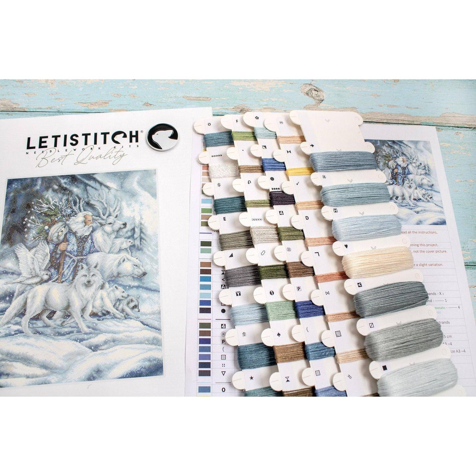 LetiStitch Walk as One Counted Cross Stitch Kit