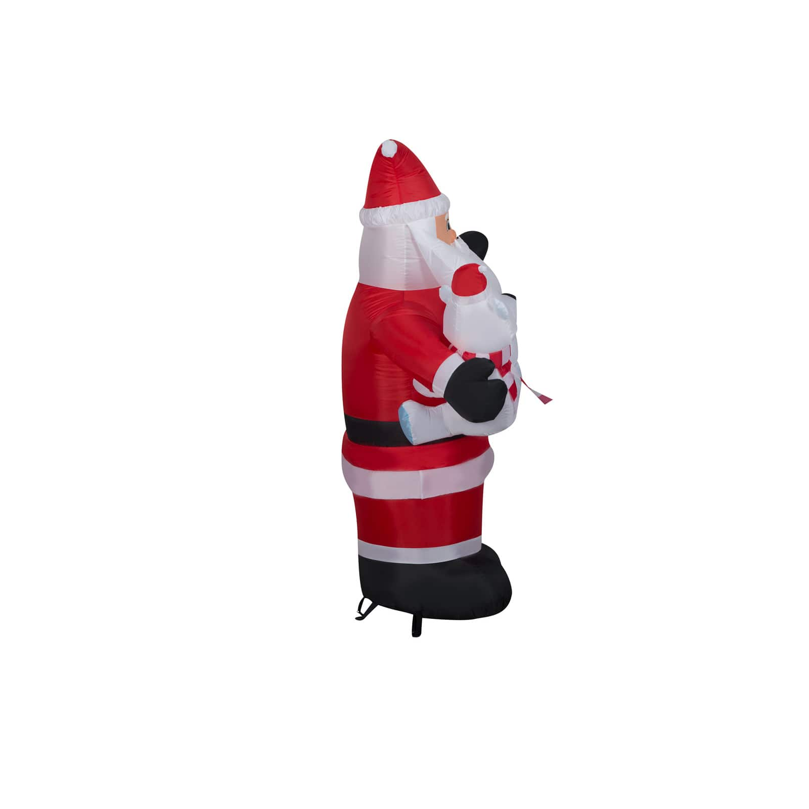 6ft. Animated Airblown&#xAE; Inflatable Christmas Swaying Santa with Polar Bear