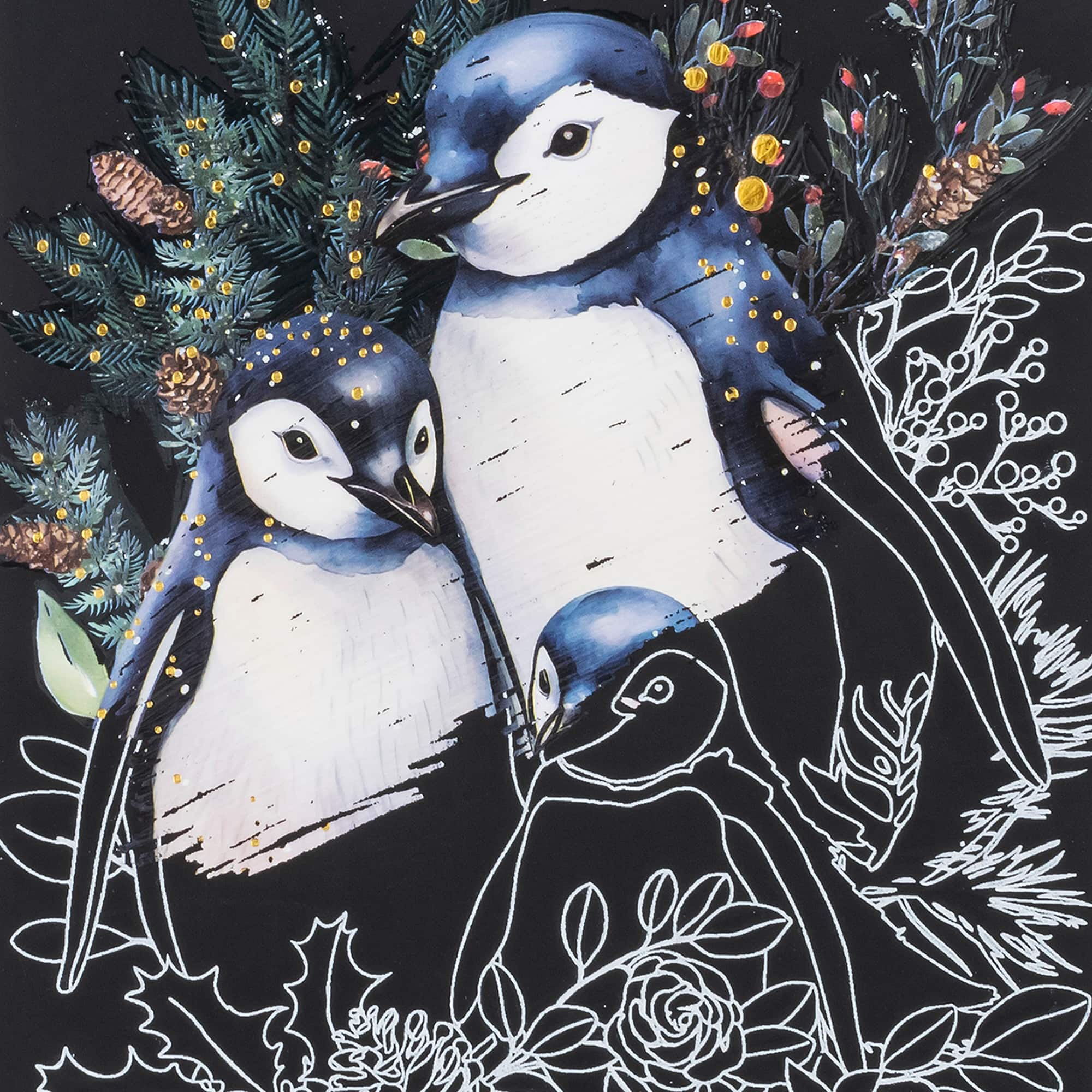 Brea Reese&#x2122; Winter Woodland Scratch Art Card Kit