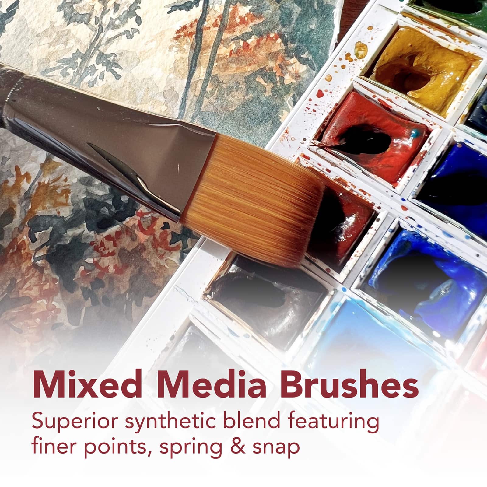 Princeton™ Velvetouch™ Series 3950 Angle Shader Brush