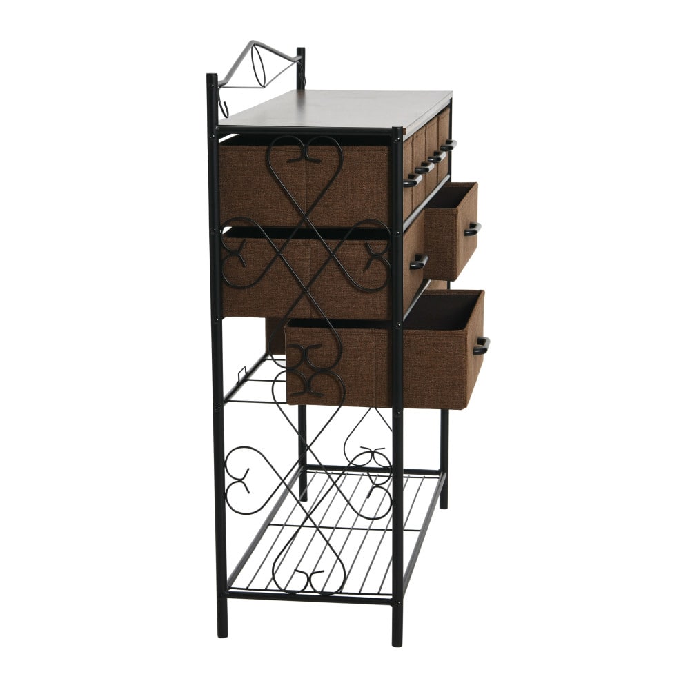 Household Essentials Victoria 8-Drawer Dresser with Shelf