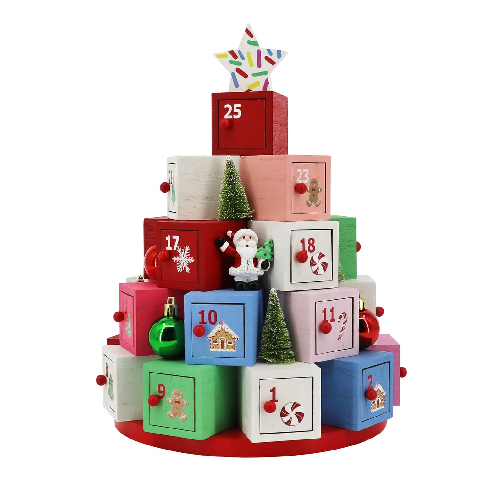 11.75&#x22; Christmas Tree Advent Calendar by Ashland&#xAE;