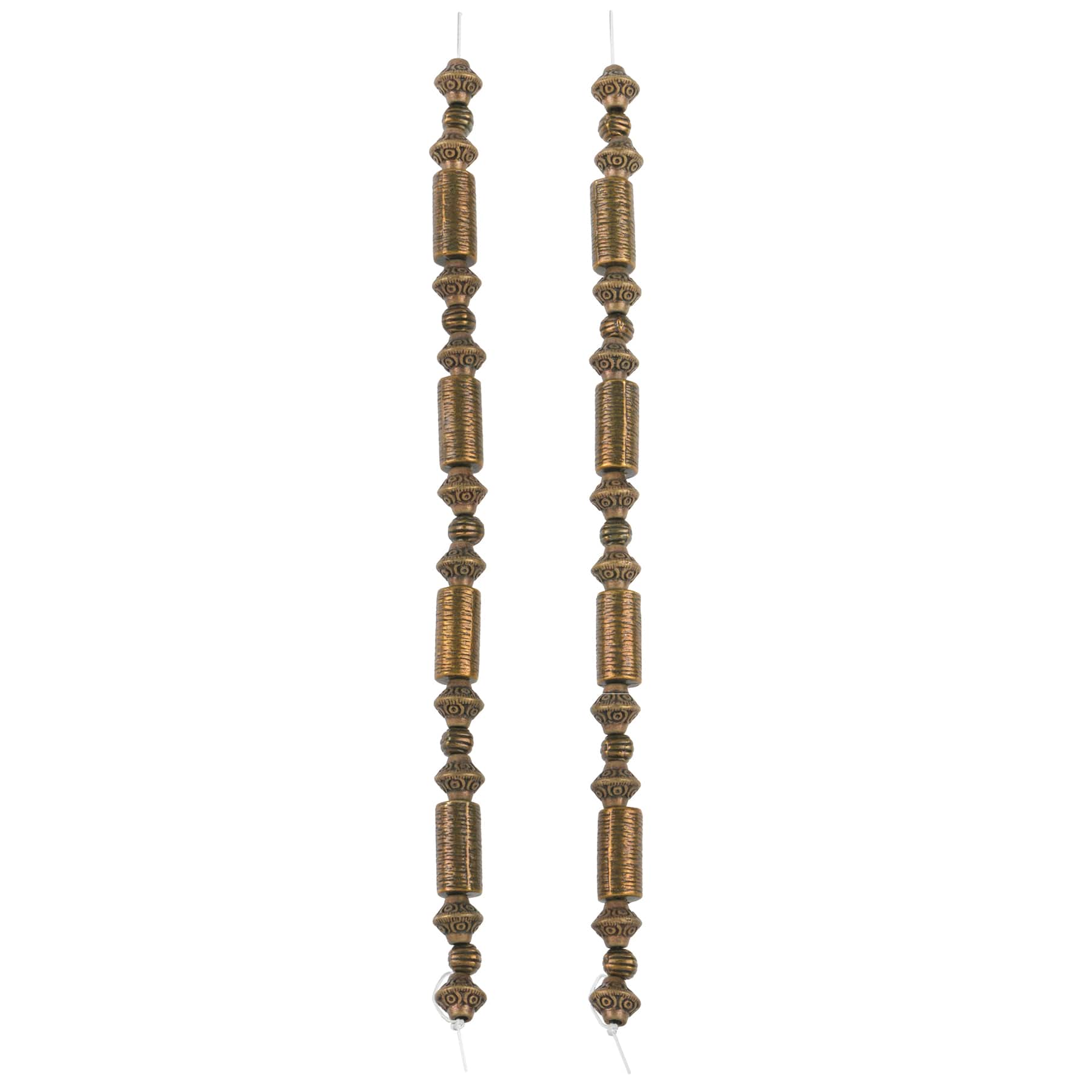 12 Pack: Oxidized Brass Metal Mixed Beads by Bead Landing™