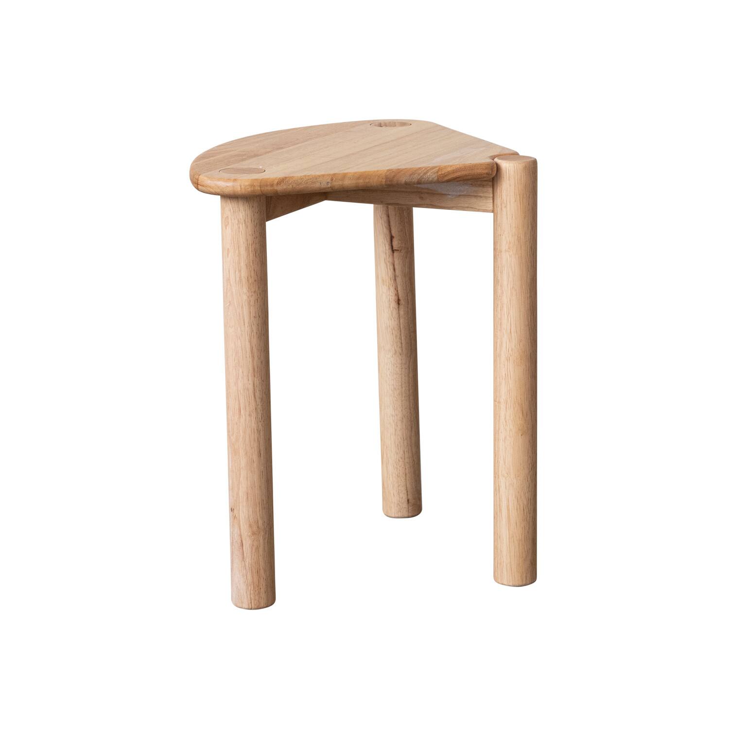 Hello Honey&#xAE; Natural Rubberwood Side Table