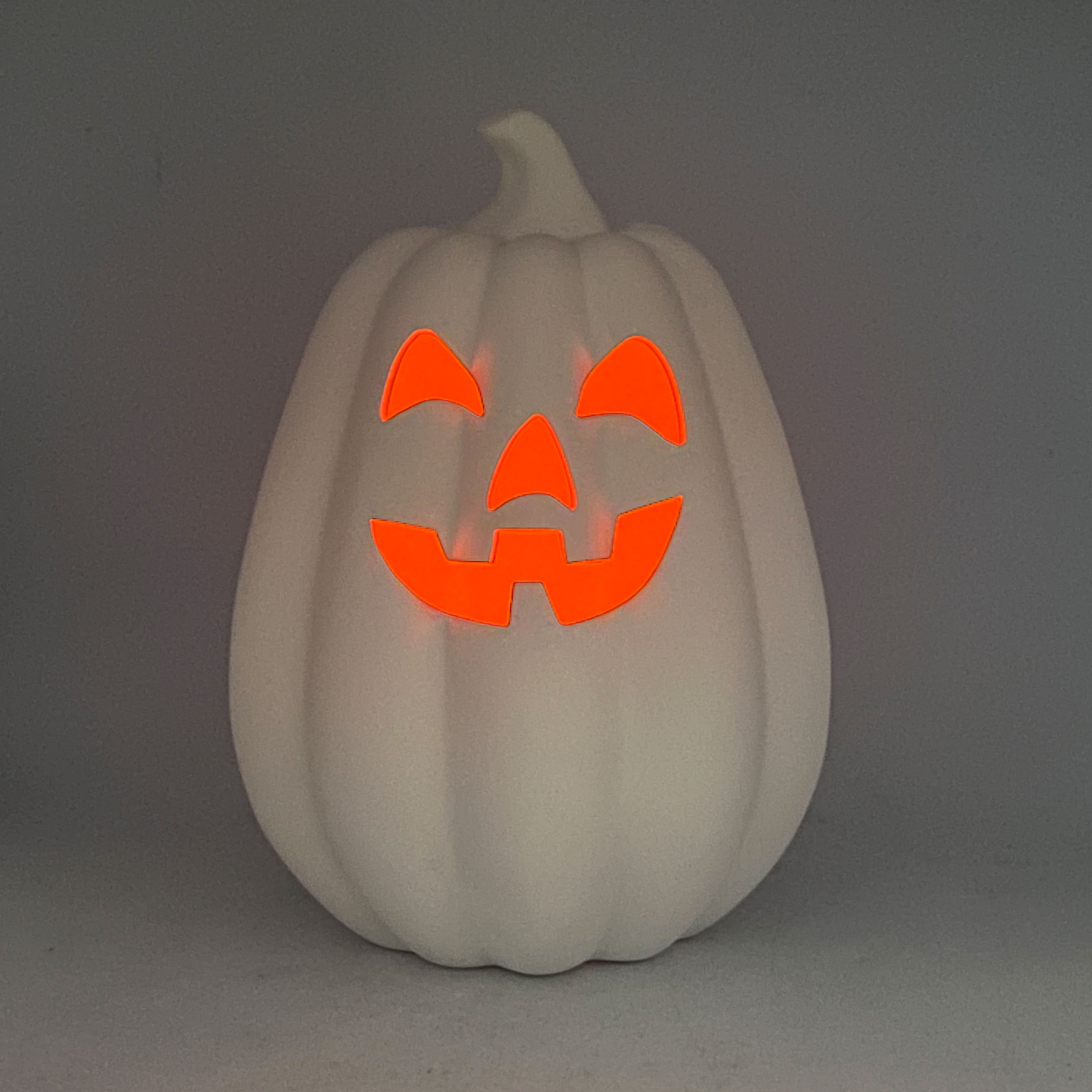 12.5&#x22; DIY Ceramic LED Tall Jack-o&#x27;-Lantern D&#xE9;cor by Make Market&#xAE;