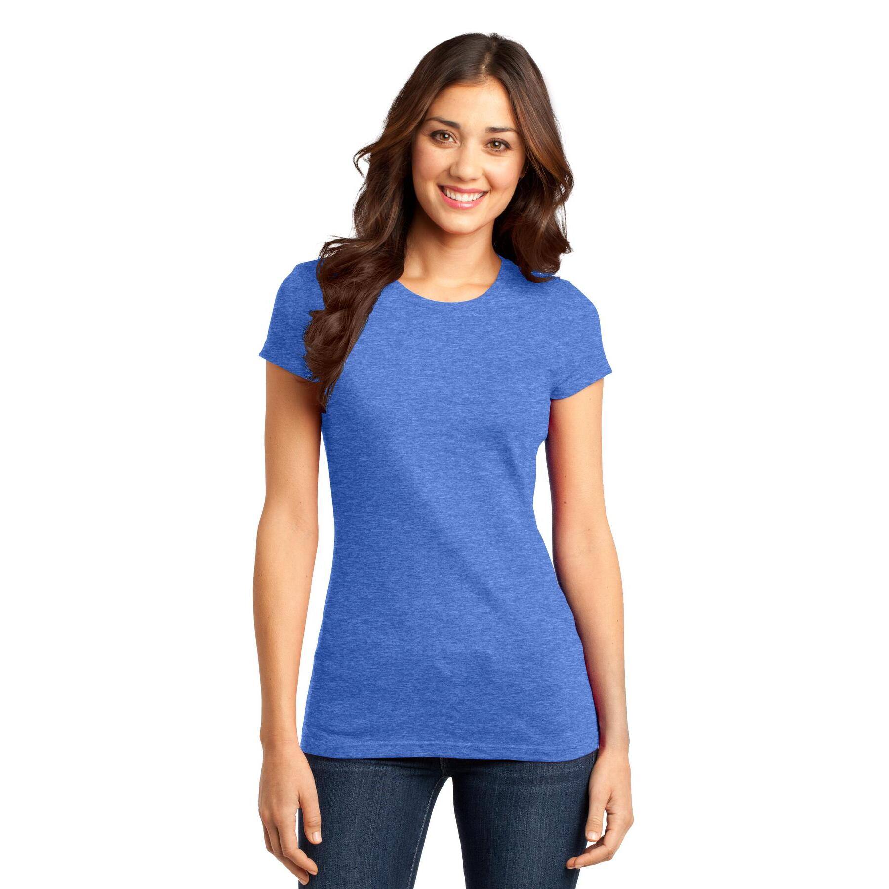 District&#xAE; Very Important Tee&#xAE; Heathered Women&#x27;s Fitted T-Shirt