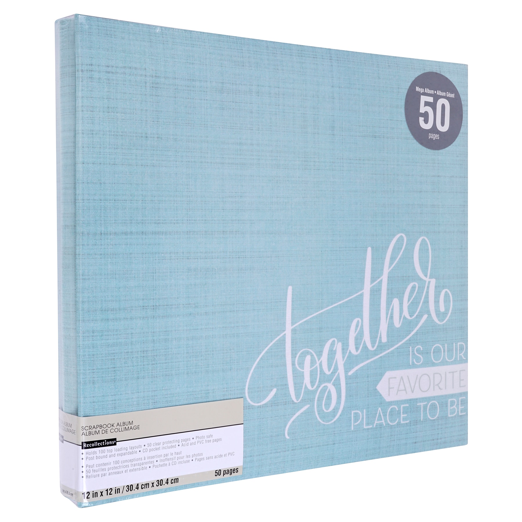 Together is Our Favorite Place To Be Scrapbook Album by Recollections&#xAE;
