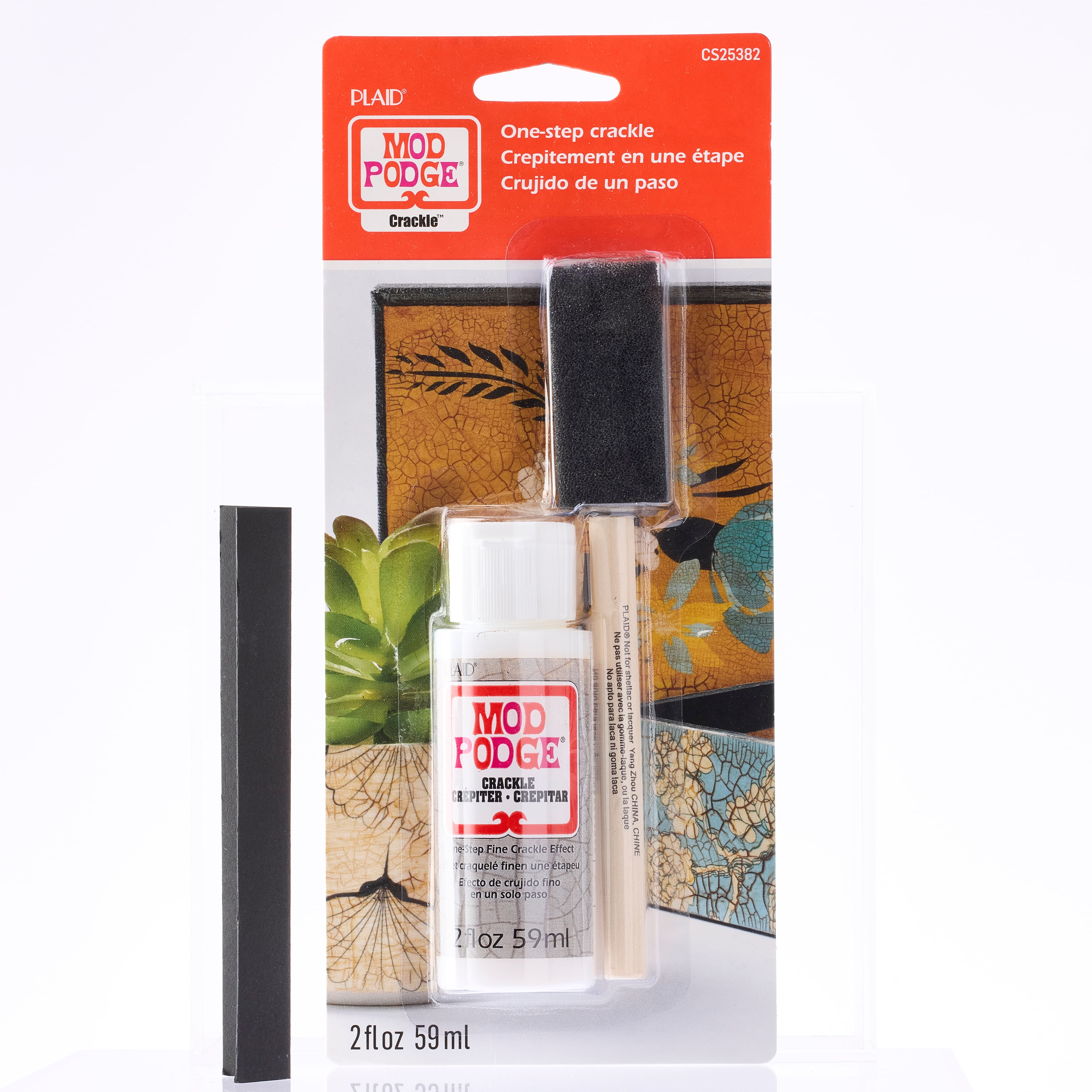 Mod Podge&#xAE; Crackle &#x26; Brush Set