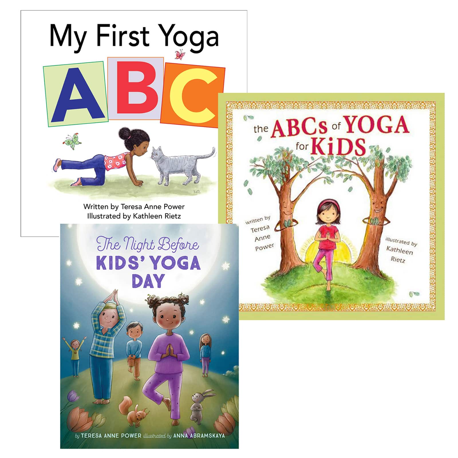 Stafford House Kid&#x27;s Yoga 3 Book Set