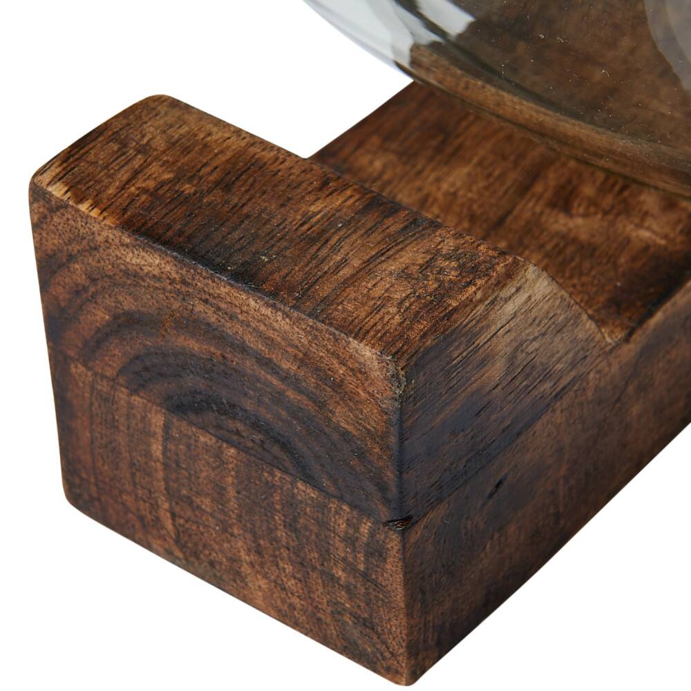 Hello Honey® 11" Glass Hurricane Candle Holder