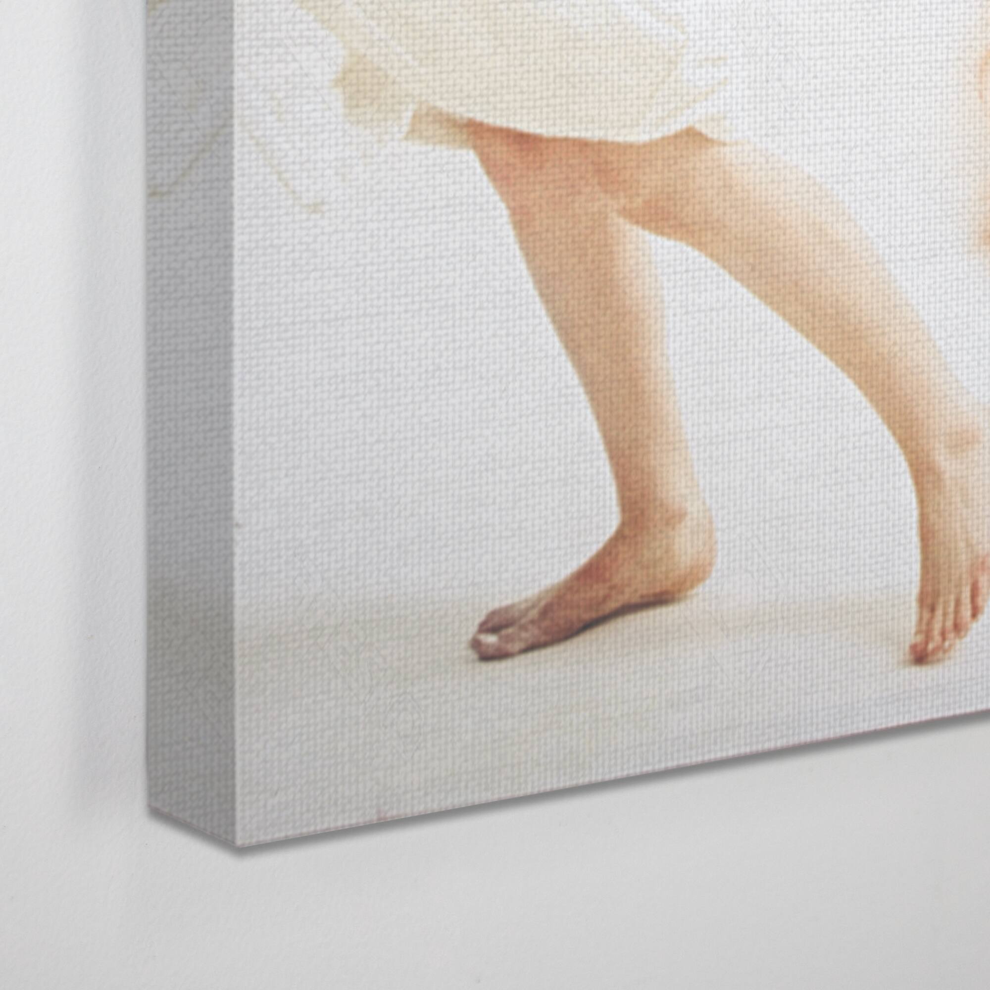 Marilyn Monroe in White Robe Canvas Wall Art