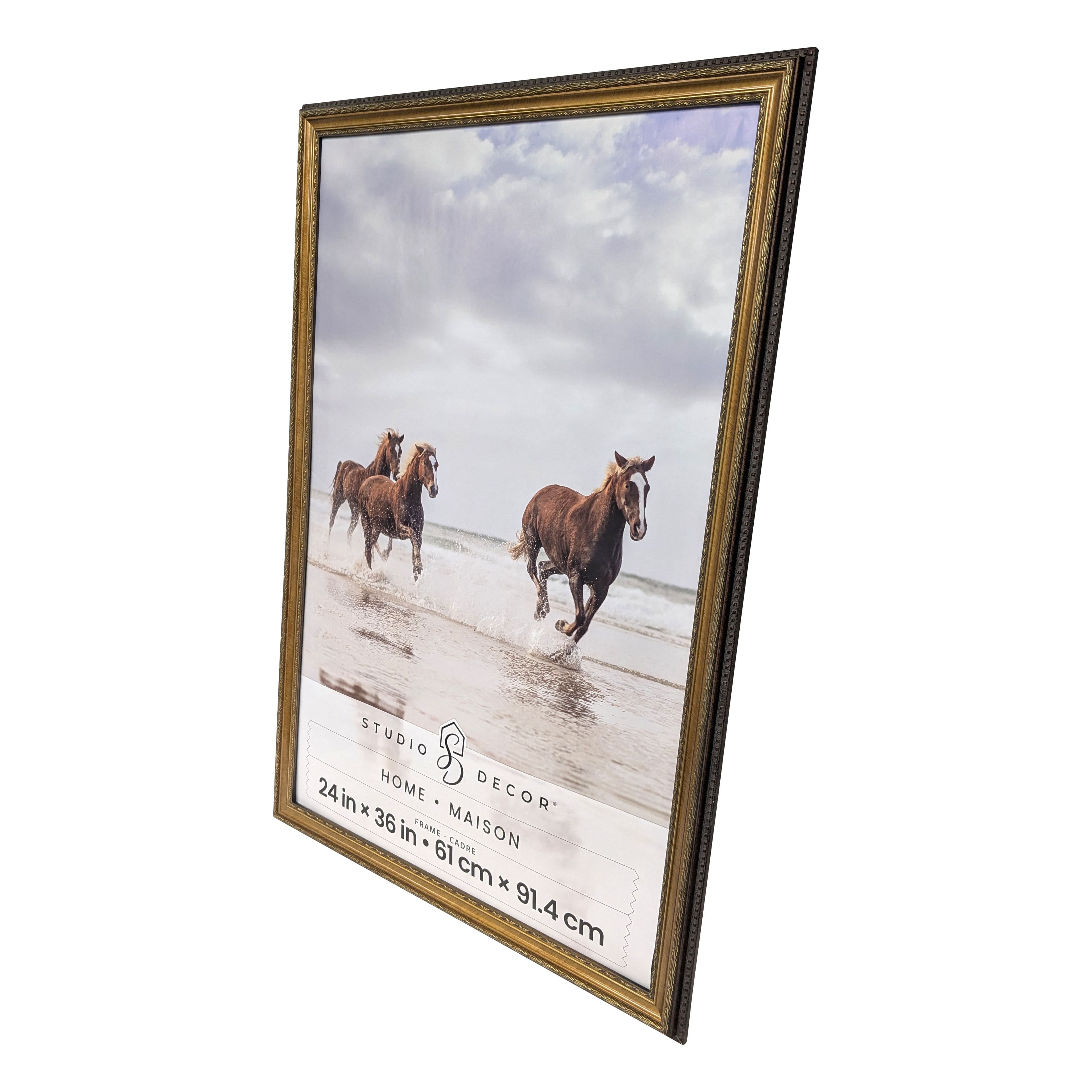 Home Gold Pompeii Wood Wall Frame by Studio Décor®