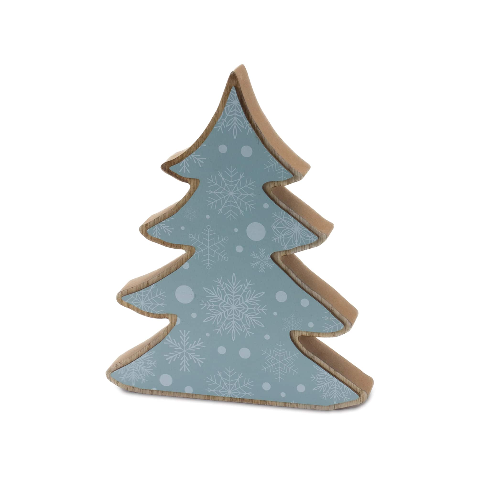 Wood Pine Tree D&#xE9;cor Set, 9.75&#x22; &#x26; 11.75&#x22;