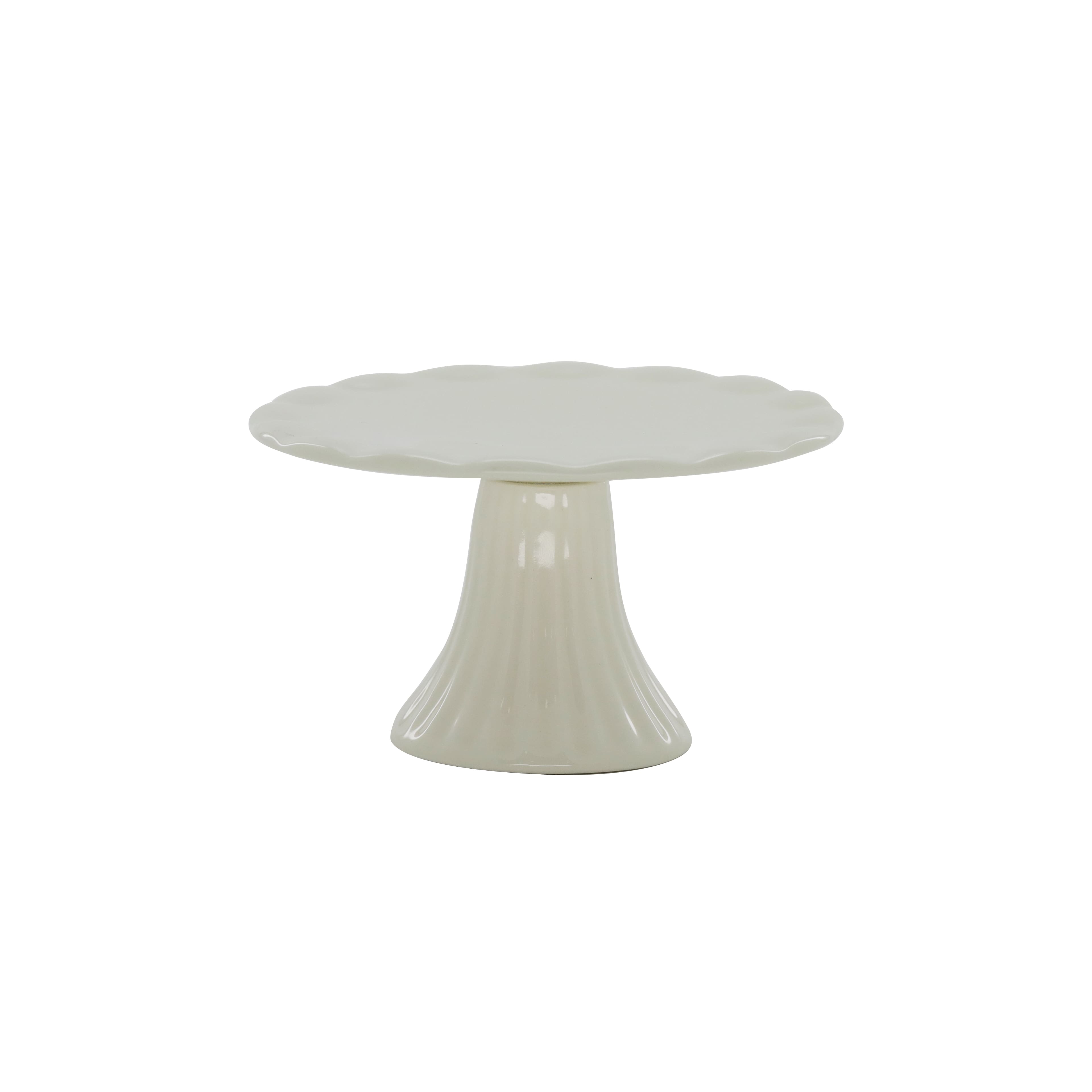 4.5&#x22; White Ceramic Cupcake Stand by Celebrate It&#xAE;