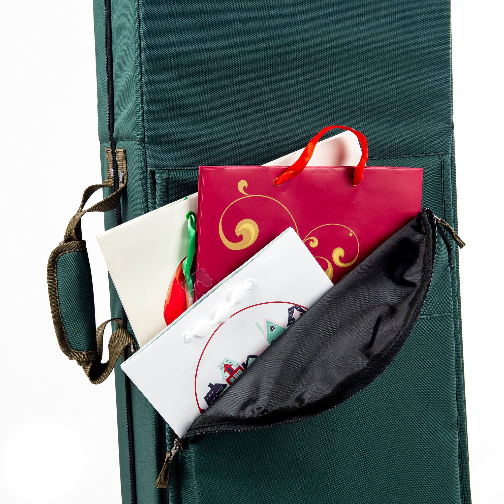 TreeKeeper Rolling Vertical Wrapping Paper Storage Container