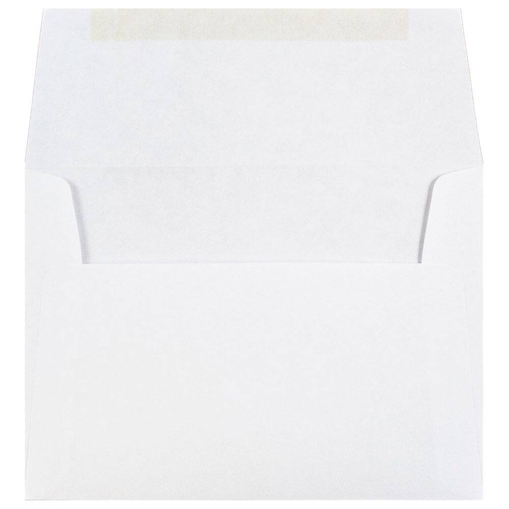 JAM Paper 4.375" x 5.75" White Invitation Envelopes