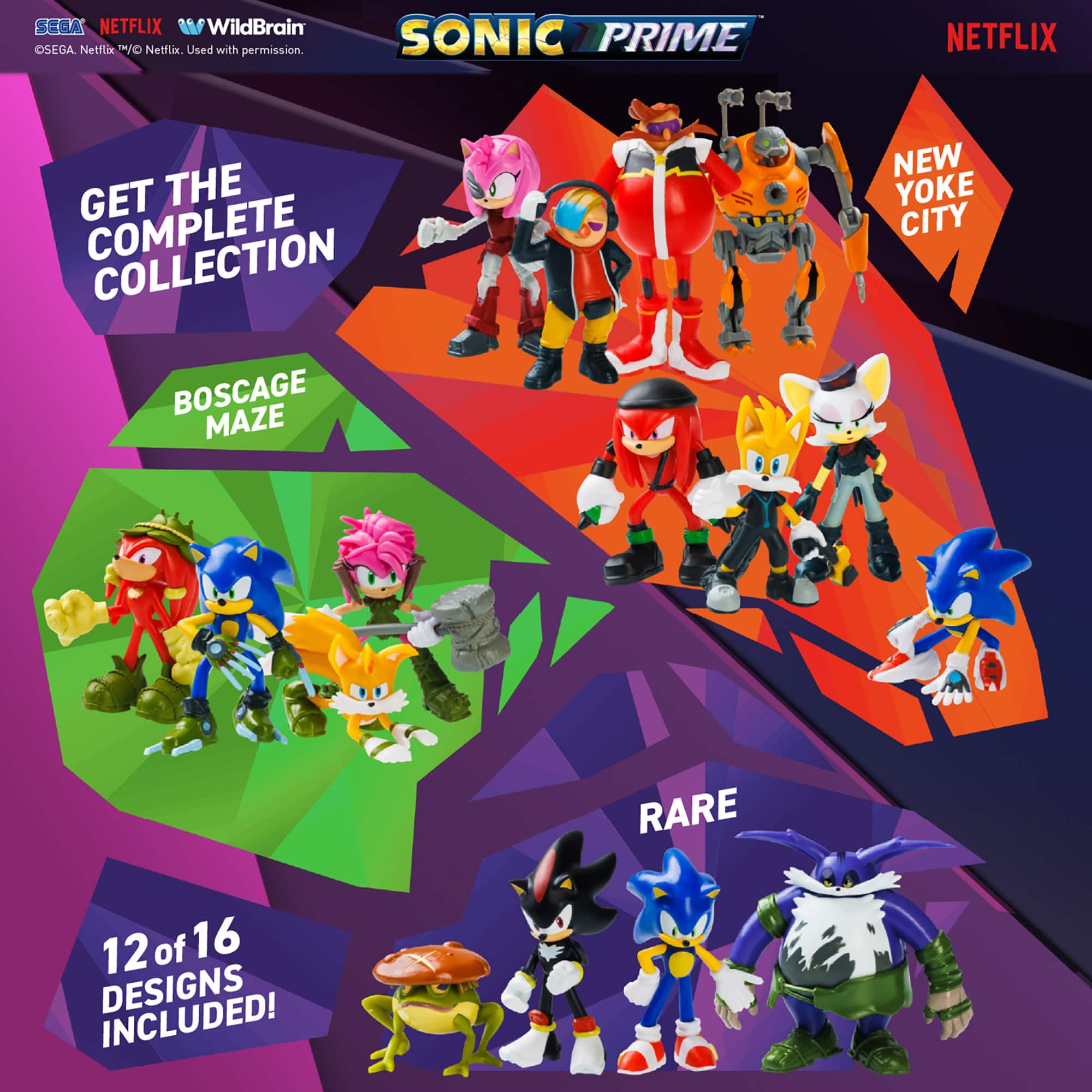 Sonic Prime Deluxe Box B Collectible Figures Set