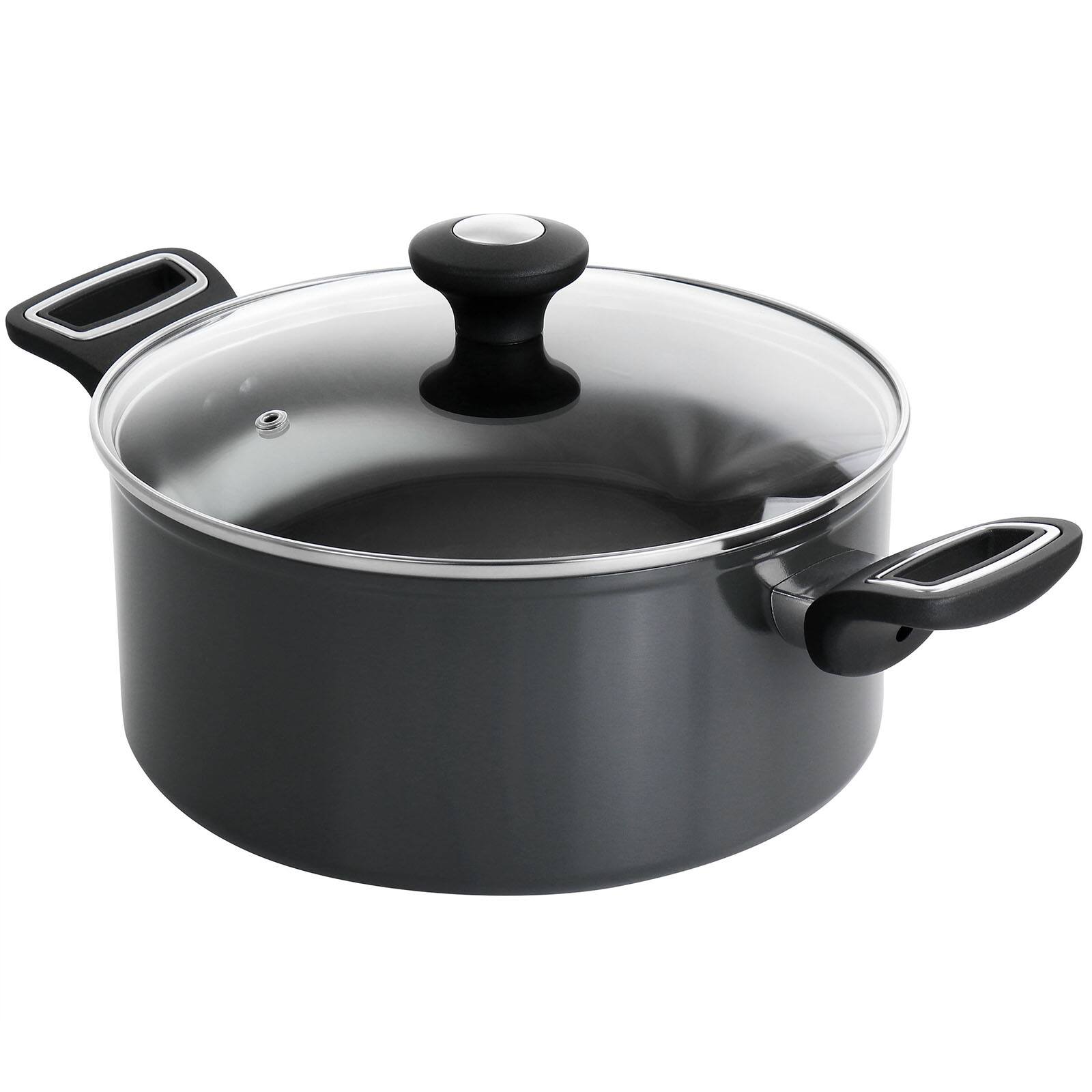 Martha Stewart Everyday 5qt. Gray Dutch Oven with Lid