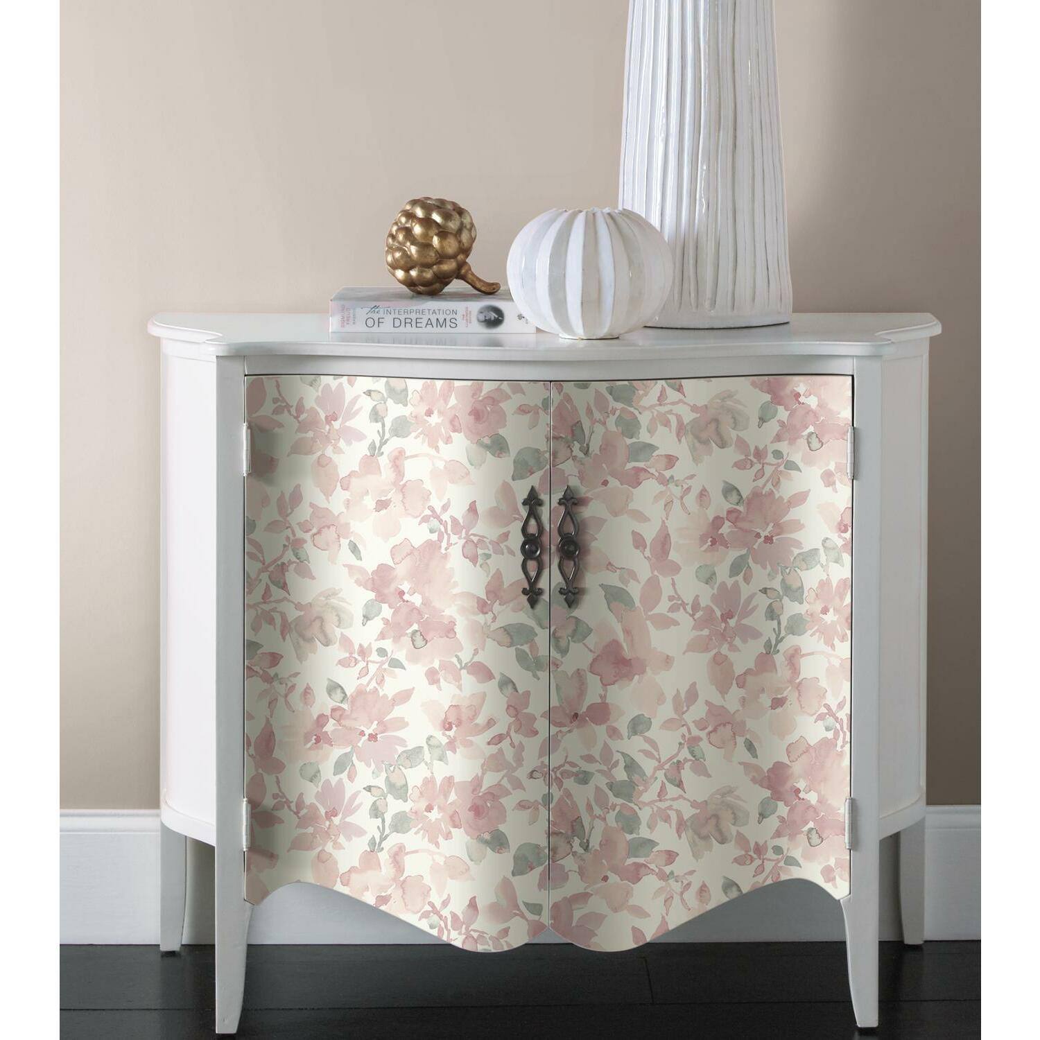 RoomMates Watercolor Floral Peel & Stick Wallpaper