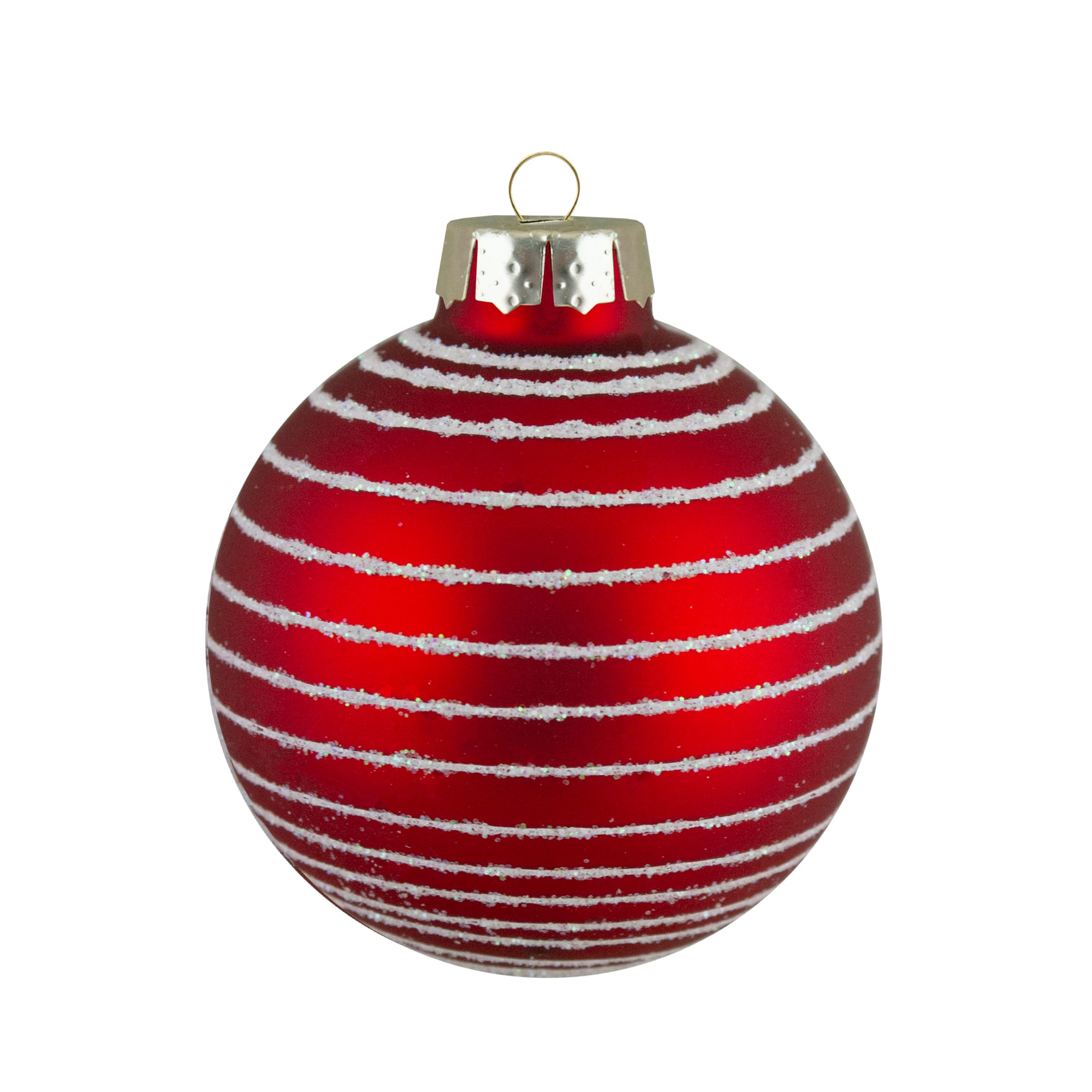 12ct. 2&#x22; Red Glass Ball Ornaments