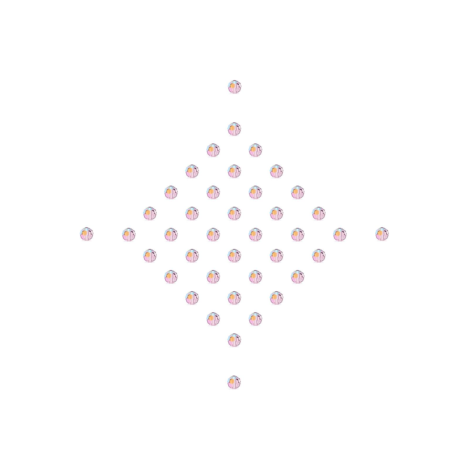 John Bead Preciosa 4mm Czech Crystal Glass Faceted Round Beads, 40ct.