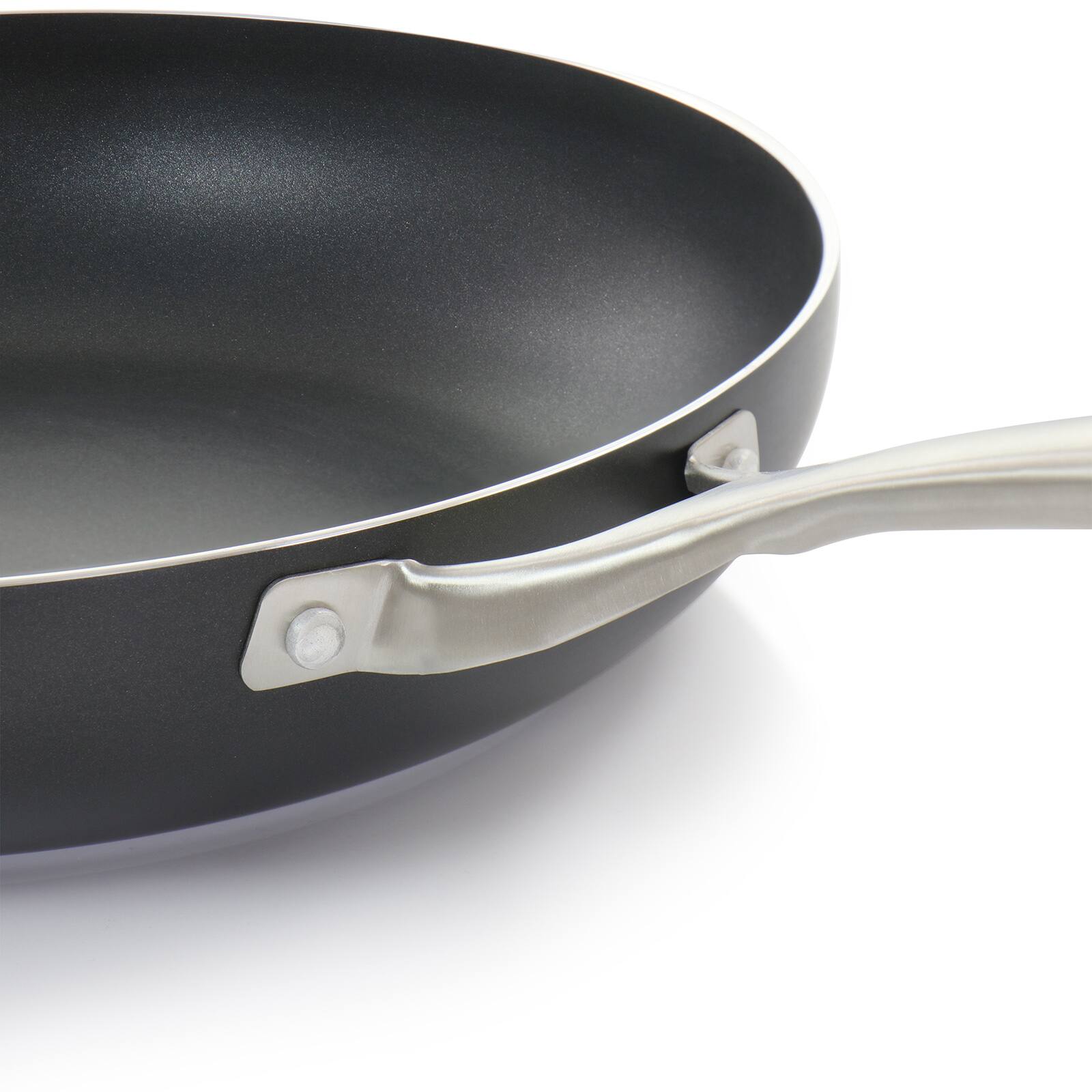 Oster Palladium 12'' Black Aluminum Frying Pan