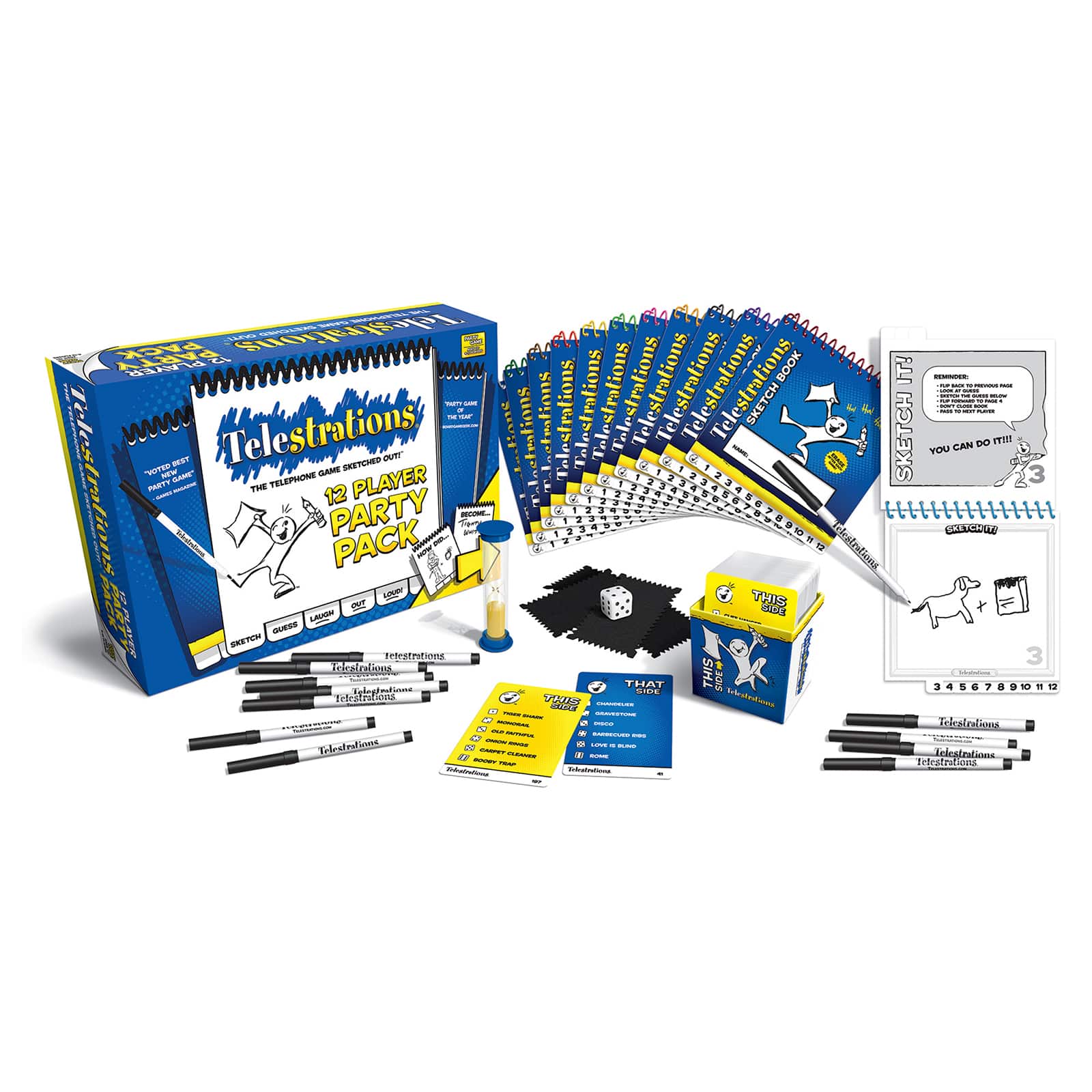 USAopoly Telestrations&#xAE; 12 Player: The Party Pack
