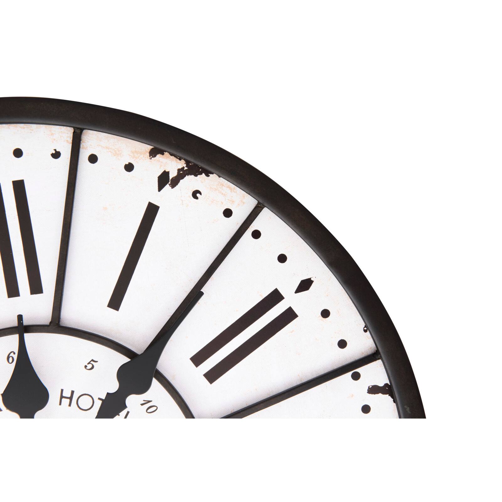 Hello Honey® Turn of The Century Style Metal & Wood Wall Clock