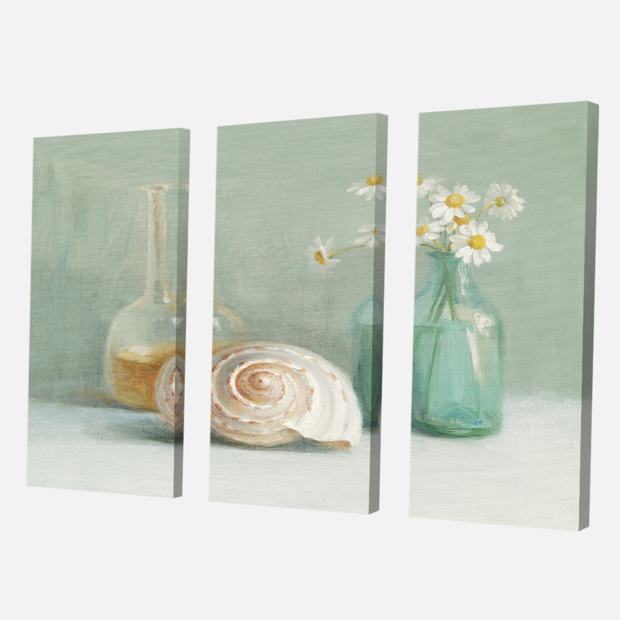 Designart - Pastel Bath III - Nautical &#x26; Beach Canvas Art