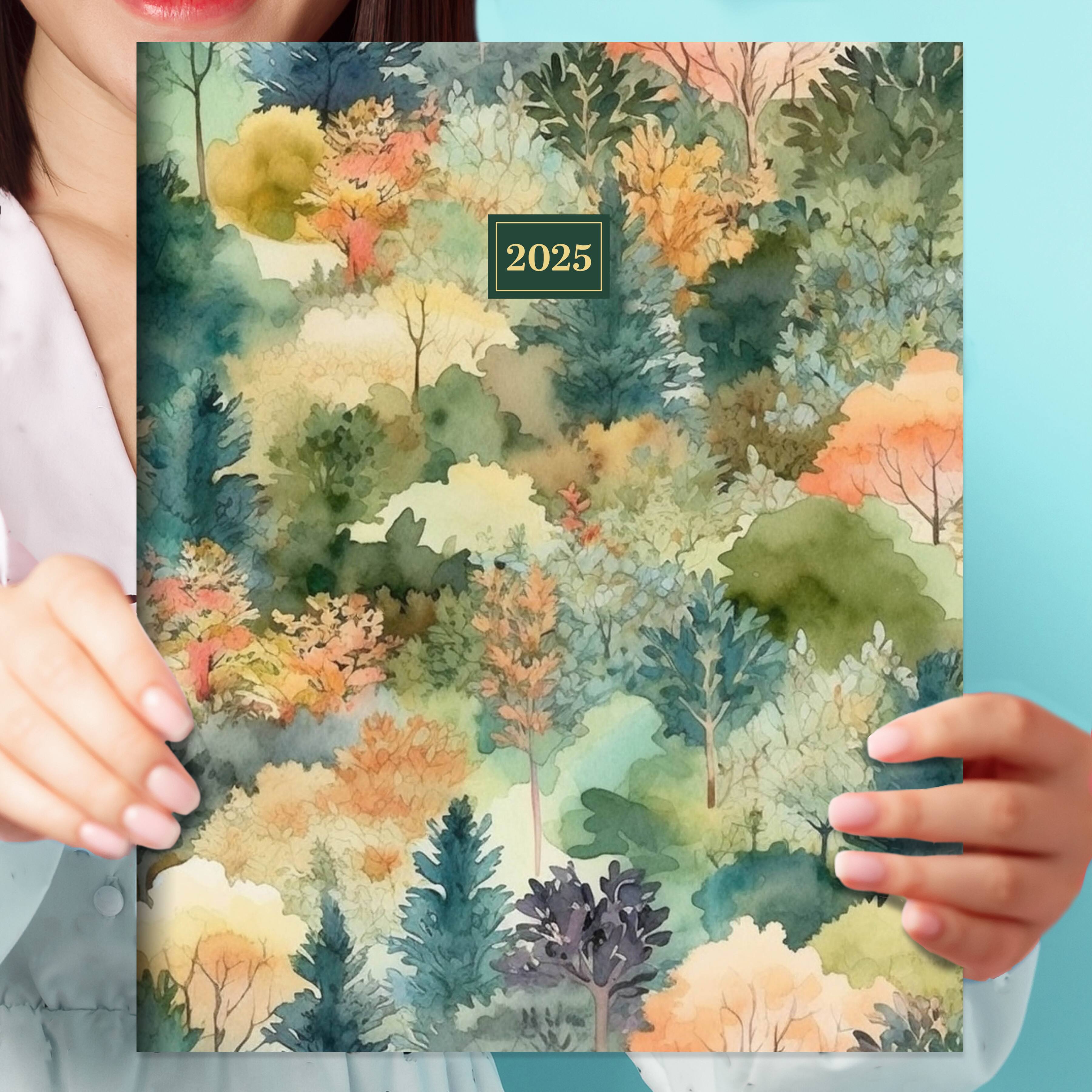 TF Publishing 2025 Mural of Trees Large Monthly Planner